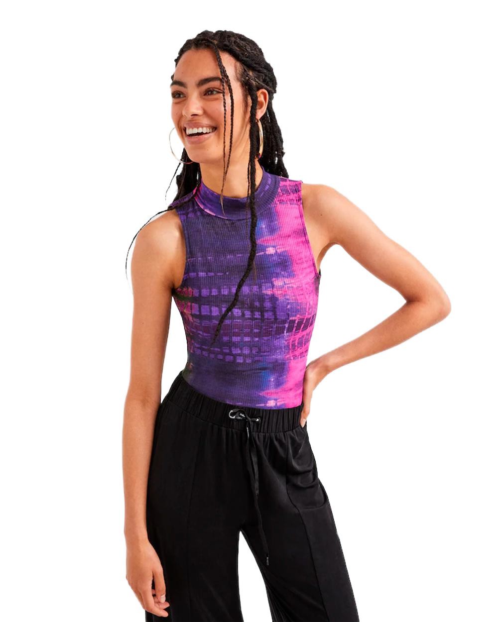 Camiseta de tirantes para mujer Desigual