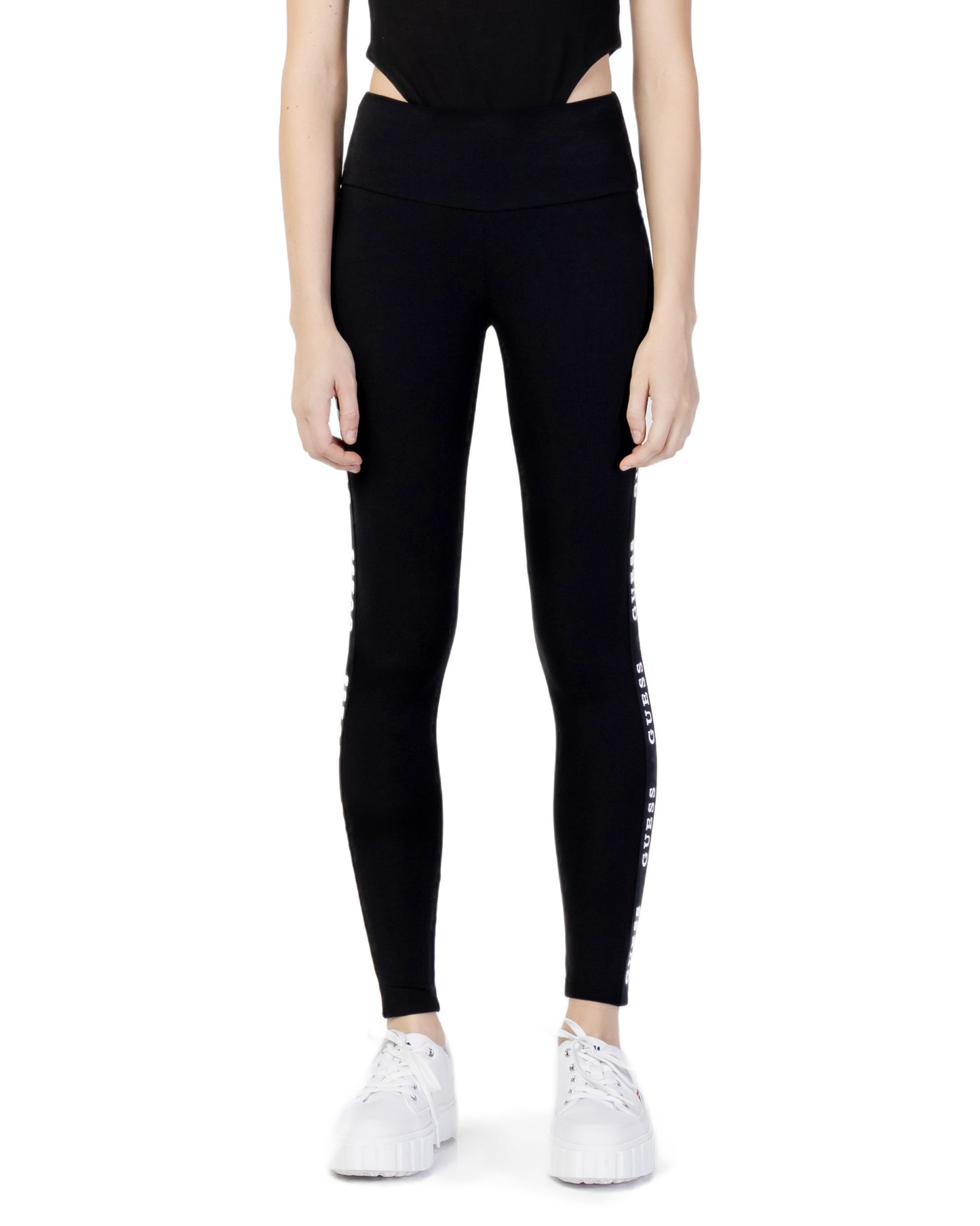 Guess Active Leggings Donna Guess Active V2YB14KABR0 black Nero