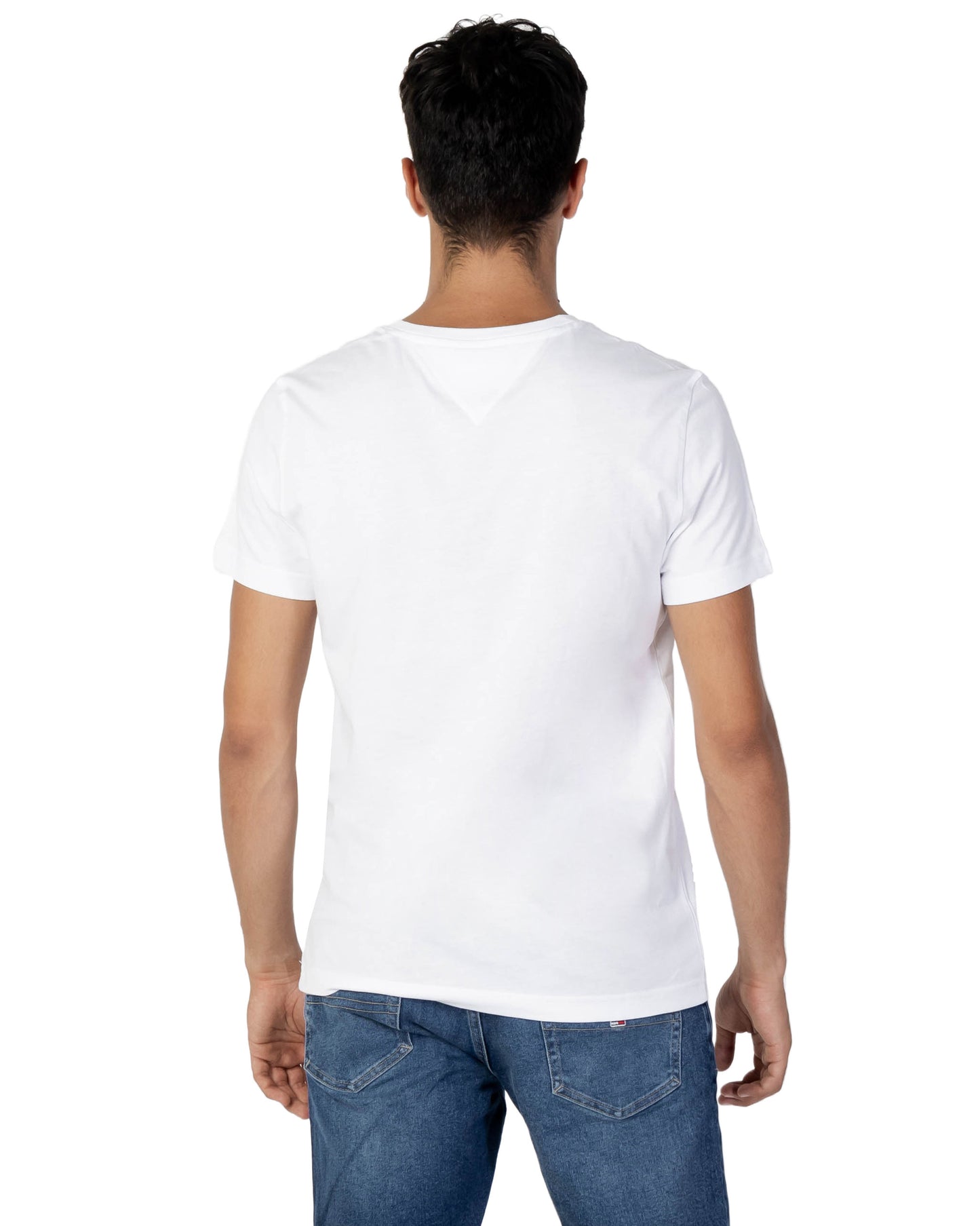 Tommy Hilfiger Jeans T-Shirt Uomo Tommy Hilfiger Jeans DM0DM04410 white