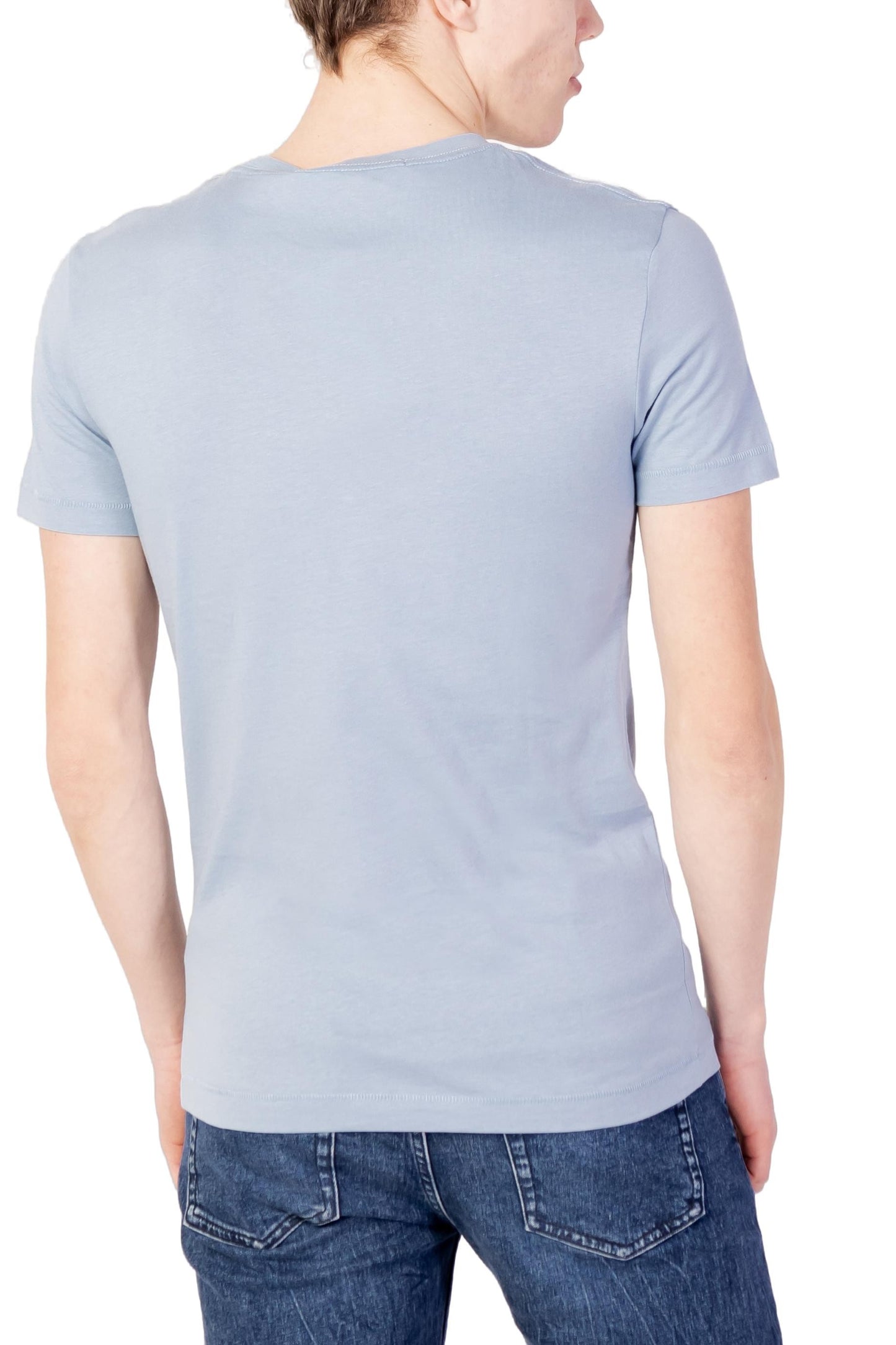 Calvin Klein Jeans T-Shirt Uomo Calvin Klein Jeans INSTITUTIONAL LOGO S light blue Azzurro