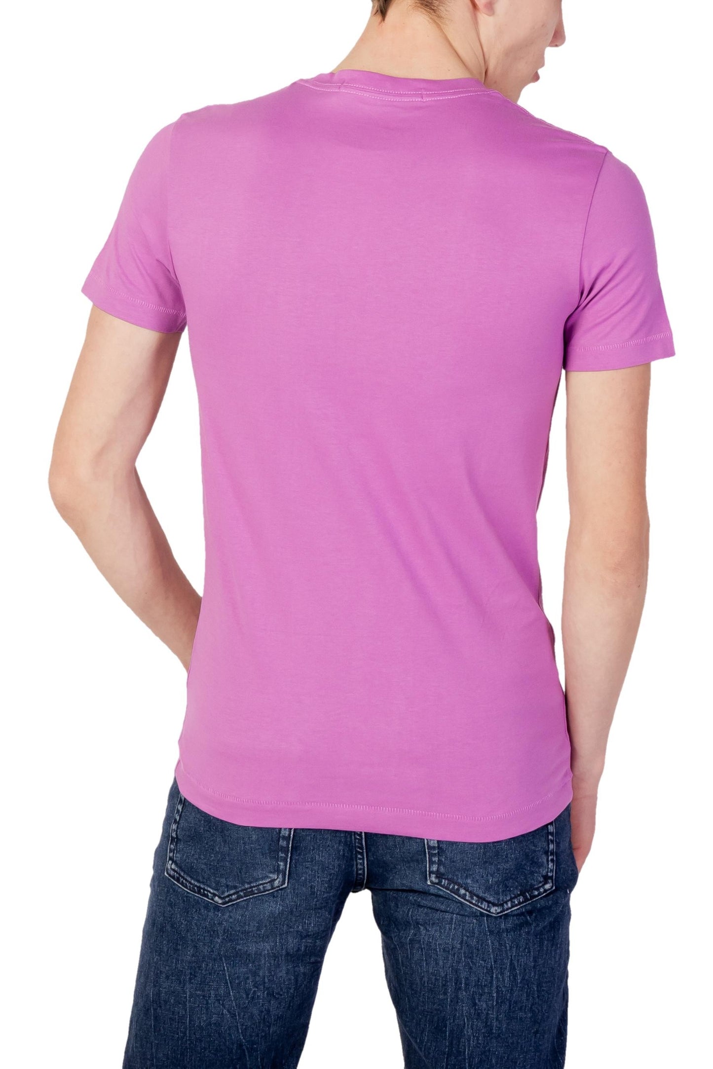 Calvin Klein Jeans T-Shirt Uomo Calvin Klein Jeans INSTITUTIONAL LOGO S purple Viola