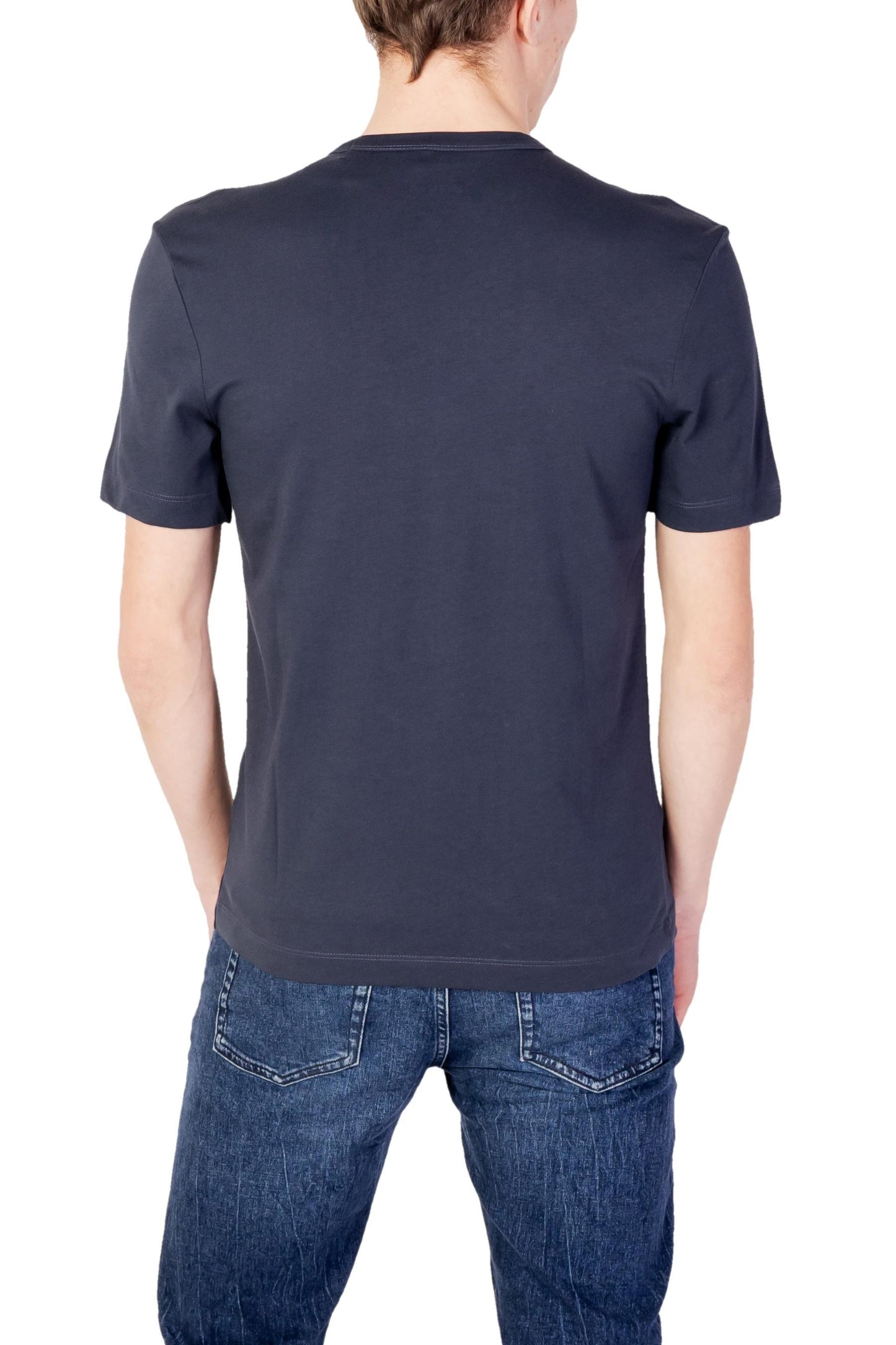 Blauer T-Shirt Uomo