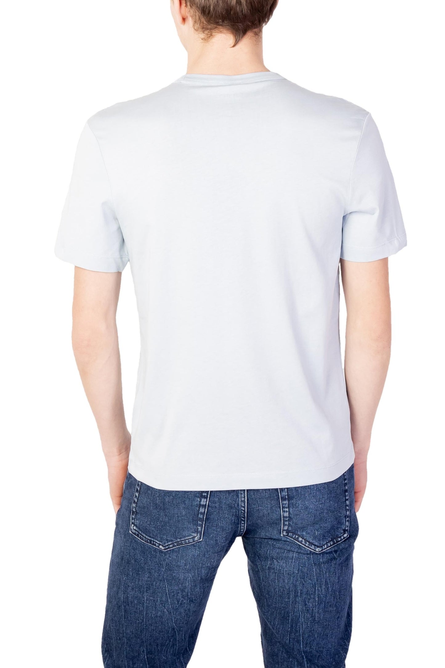 Blauer T-Shirt Uomo