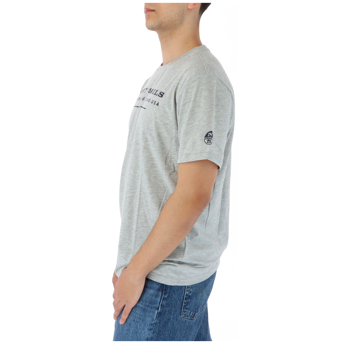 North Sails T-Shirt Uomo North Sails 902402 grey Grigio