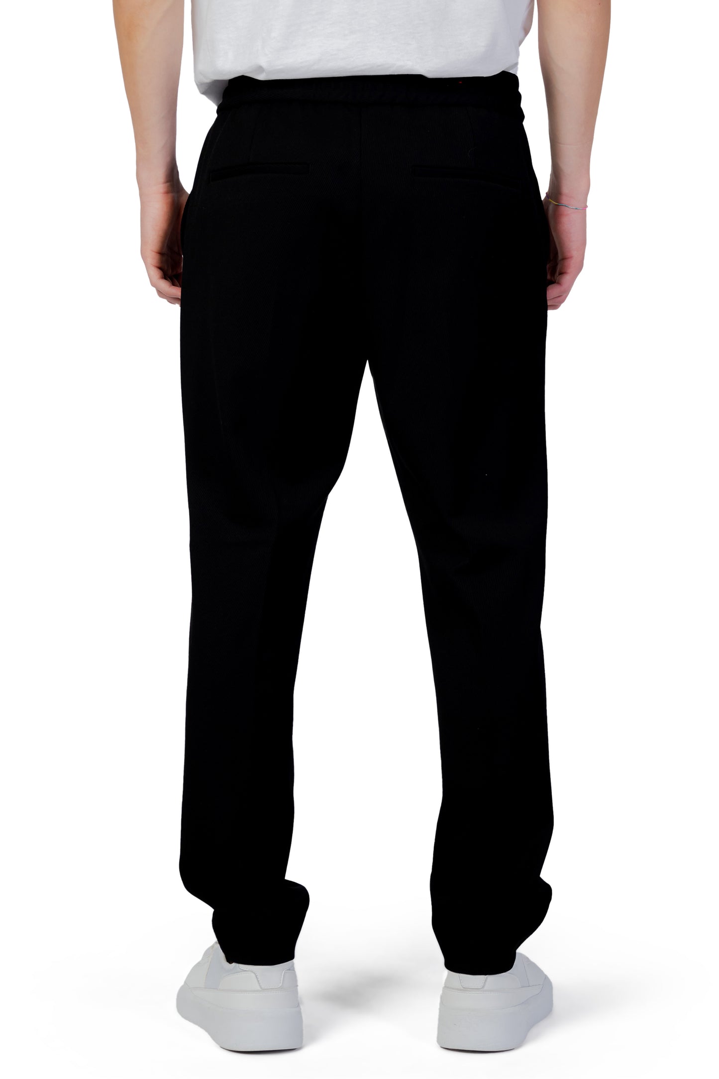 Hugo Pantaloni Uomo Hugo 50504454 black Nero