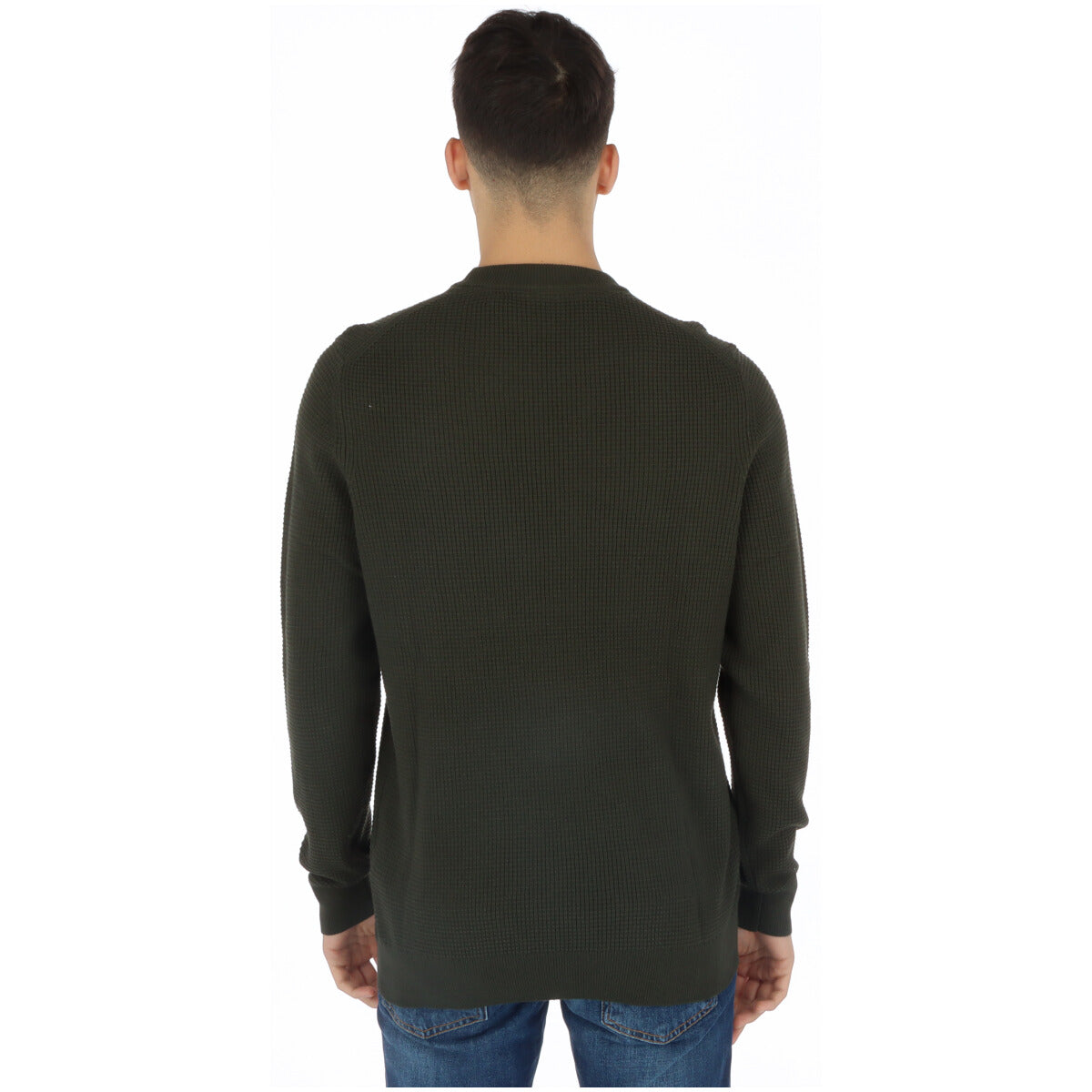 Lyle & Scott Maglia Uomo Lyle & Scott KN1907V green Verde