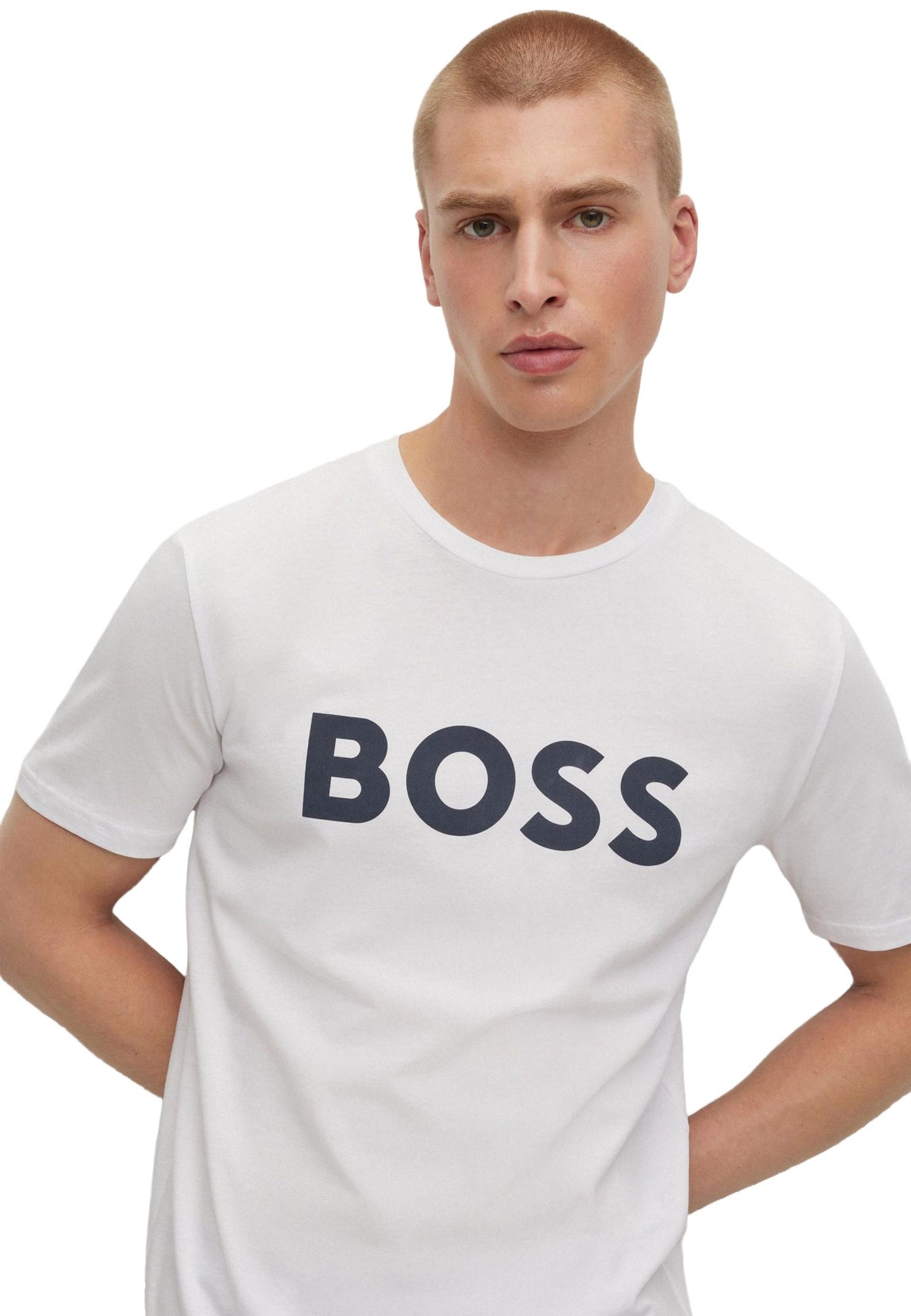 Boss T-Shirt Uomo Boss WH7_12008800008_Bianco white Bianco