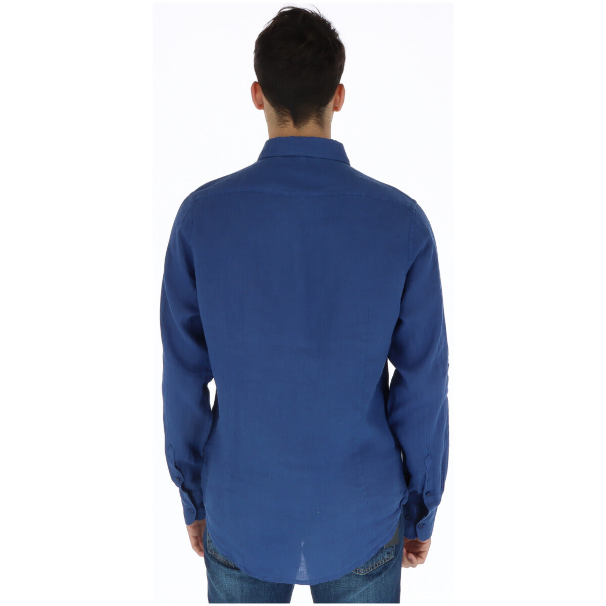 Brian Brome Camicia Uomo Brian Brome 2SCA05 blue Blu