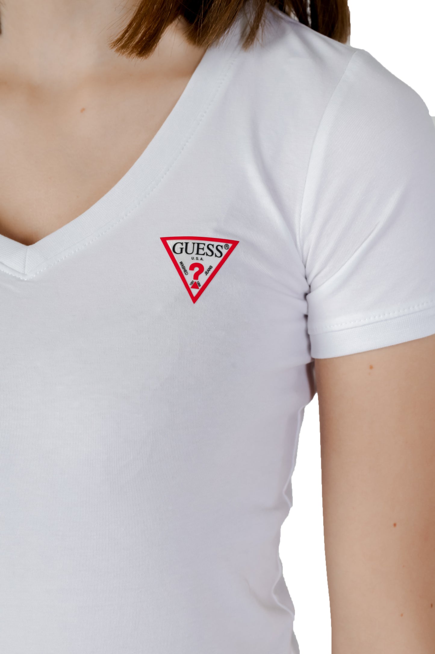 Guess T-Shirt Donna Guess W2YI45 J1314 white Bianco