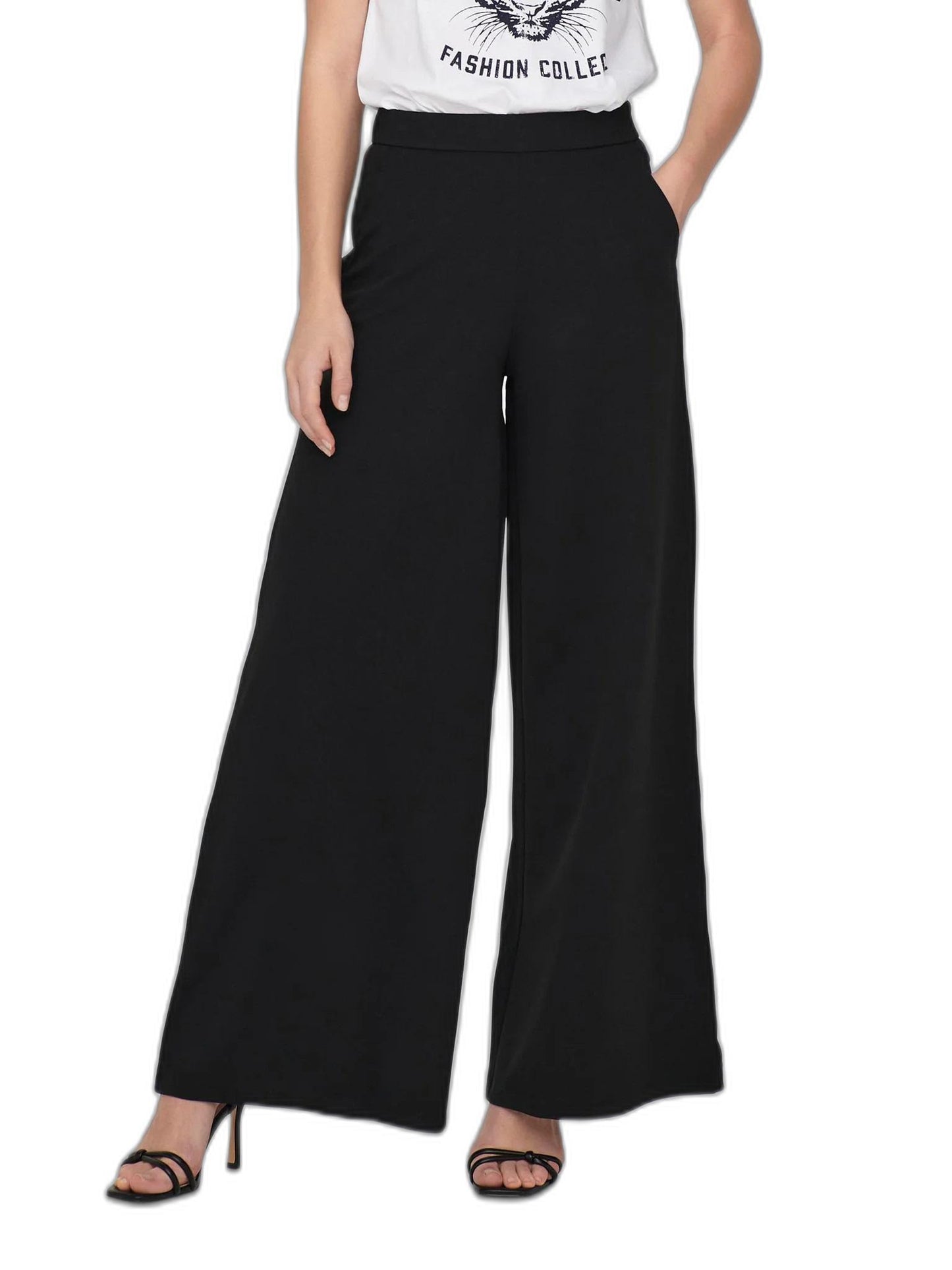 Jacqueline De Yong Pantaloni Donna Jacqueline De Yong 15249043 black Nero