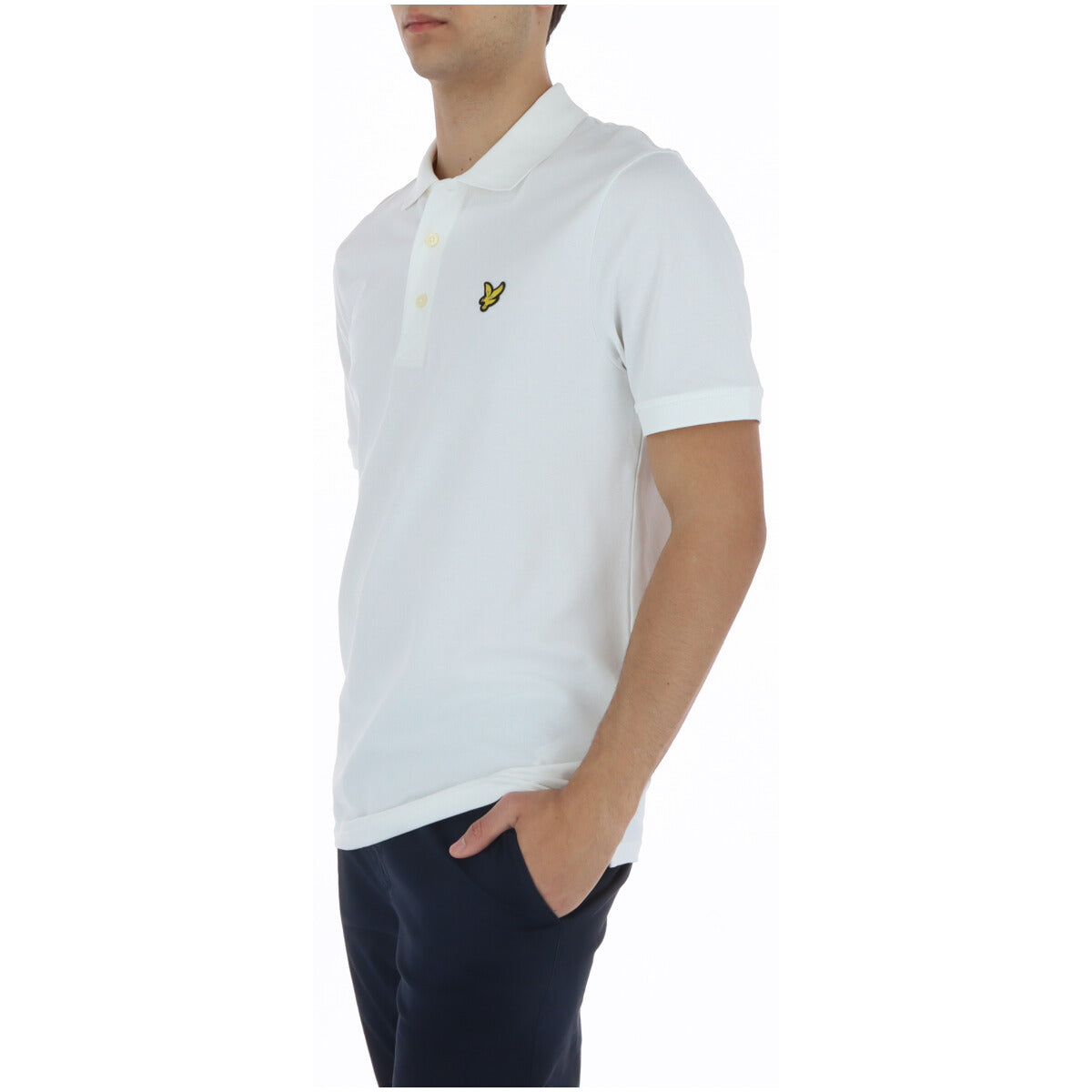 Lyle & Scott Polo Uomo Lyle & Scott SP400VOG white Bianco