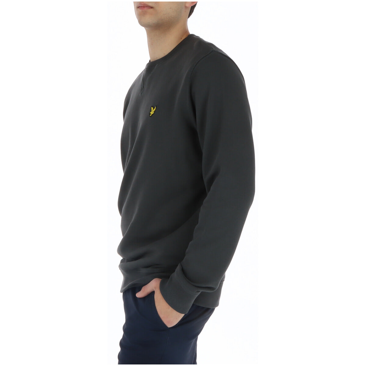 Lyle & Scott Felpa Uomo Lyle & Scott ML424VOG grey Grigio