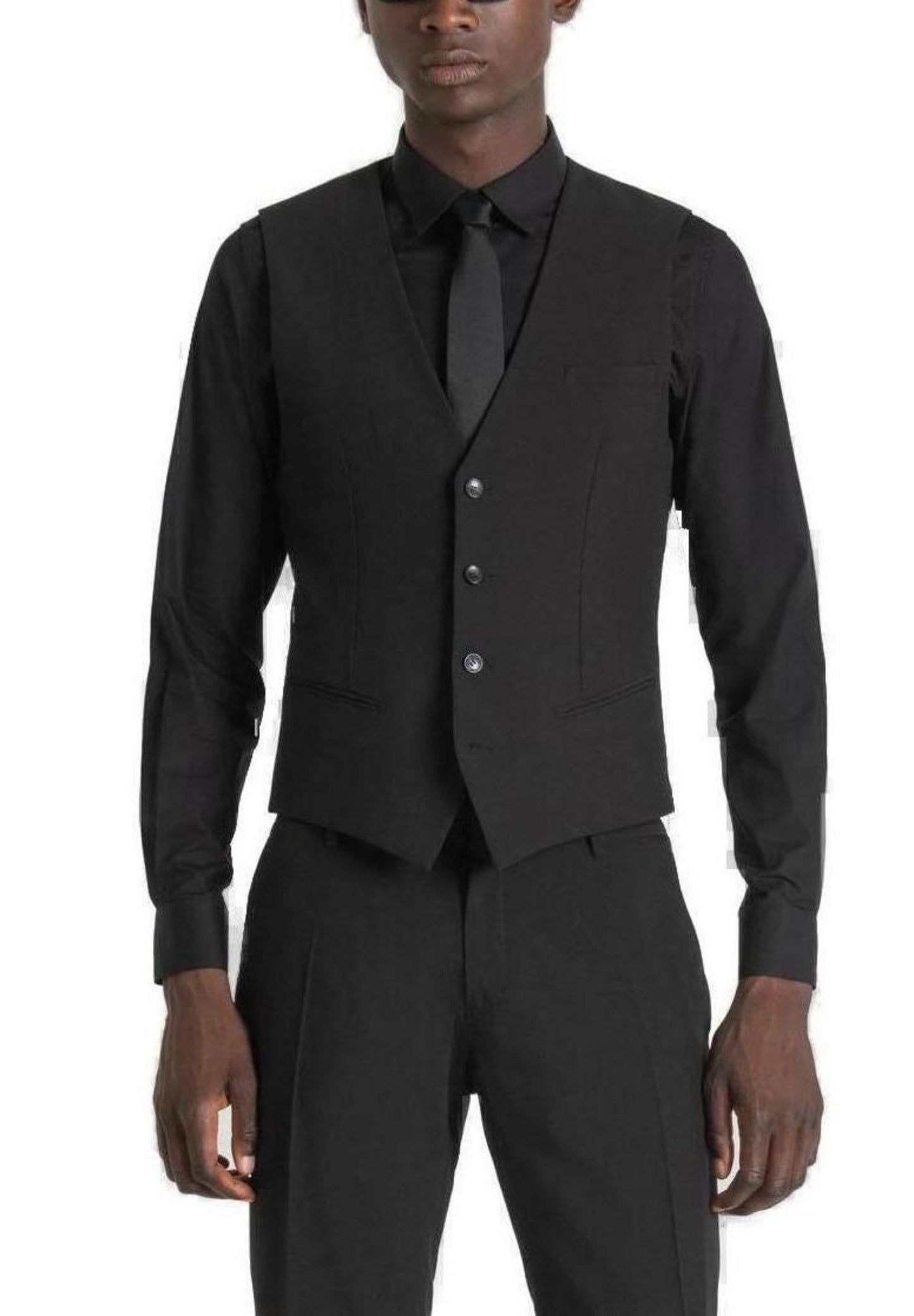 Antony Morato Gilet Uomo Antony Morato MMVS00009-FA600255 black Nero