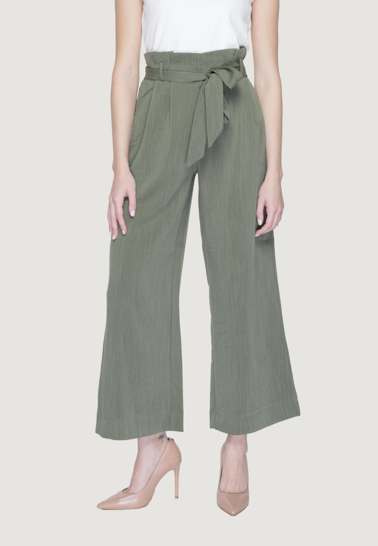 Only Pantaloni Donna Only 15269628 green