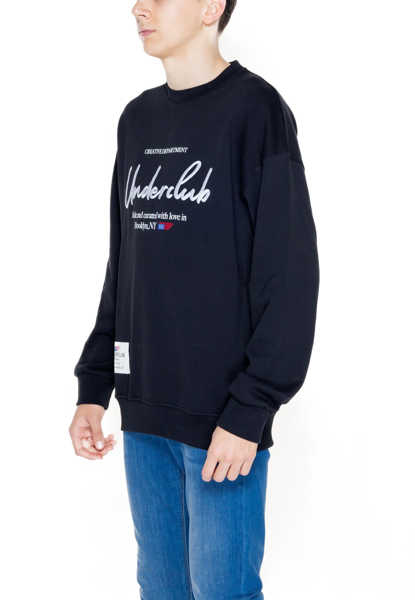 Underclub Felpa Uomo Underclub 24EUC80045 black Nero