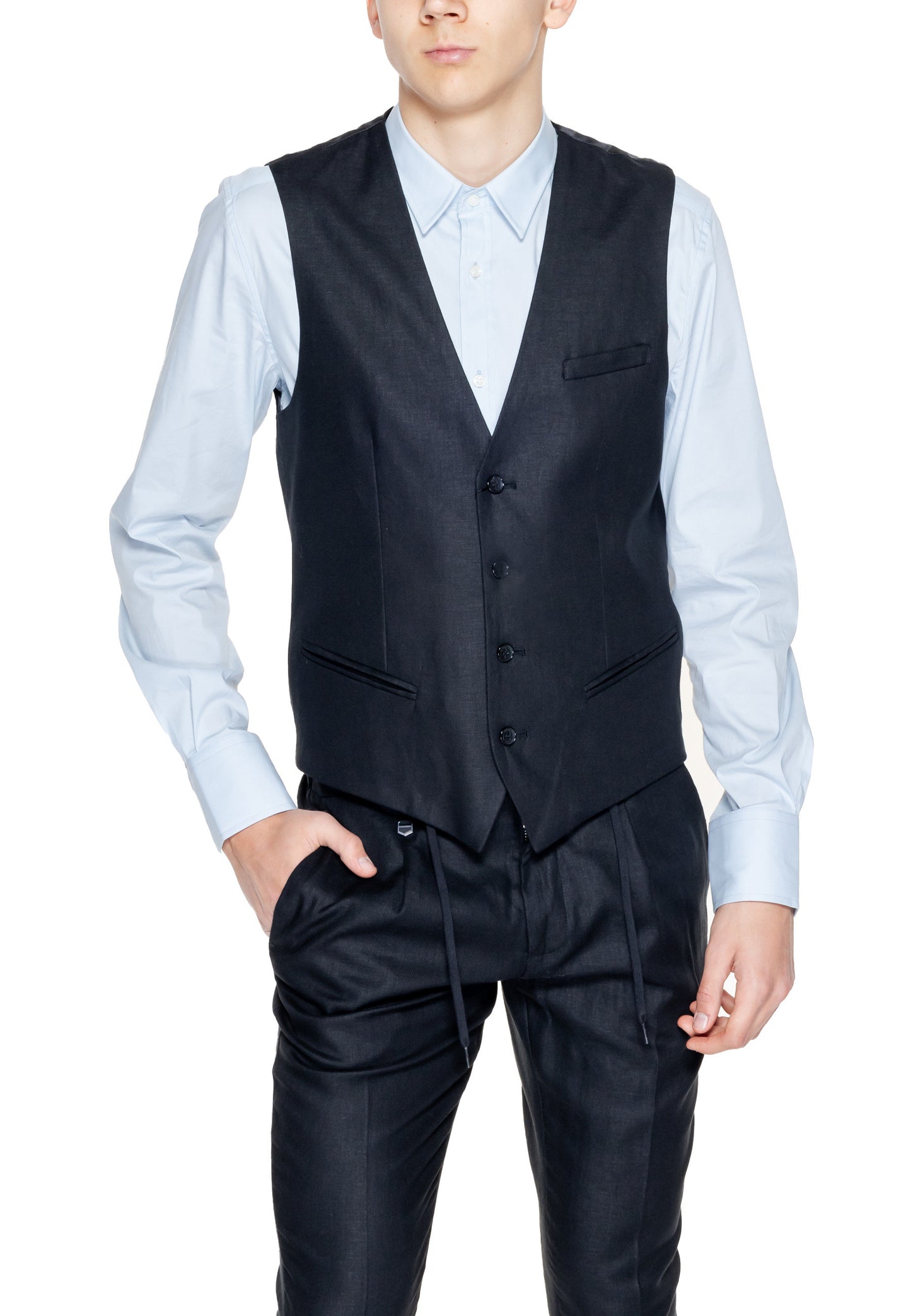 Antony Morato Gilet Uomo Antony Morato MMVE00094-FA800126 black Nero