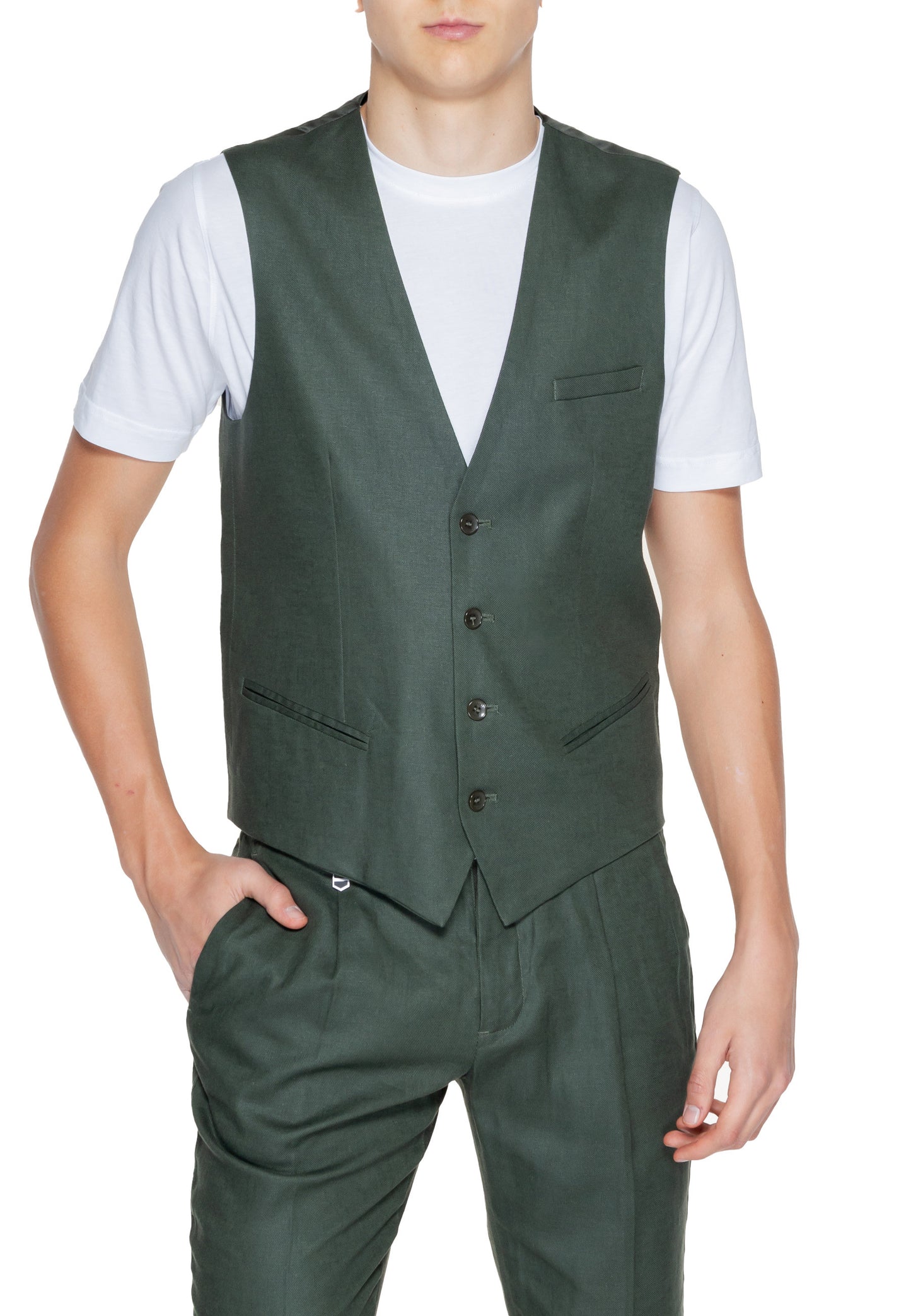 Antony Morato Gilet Uomo Antony Morato MMVE00094-FA800126 green Verde