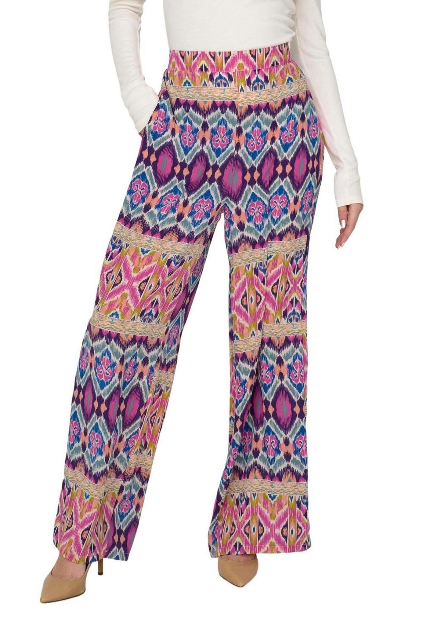Only Pantaloni Donna Only 15264591 pink Rosa