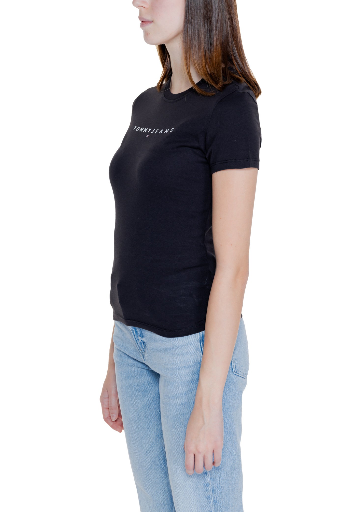 Tommy Hilfiger Jeans T-Shirt Donna Tommy Hilfiger Jeans DW0DW18398 black Nero