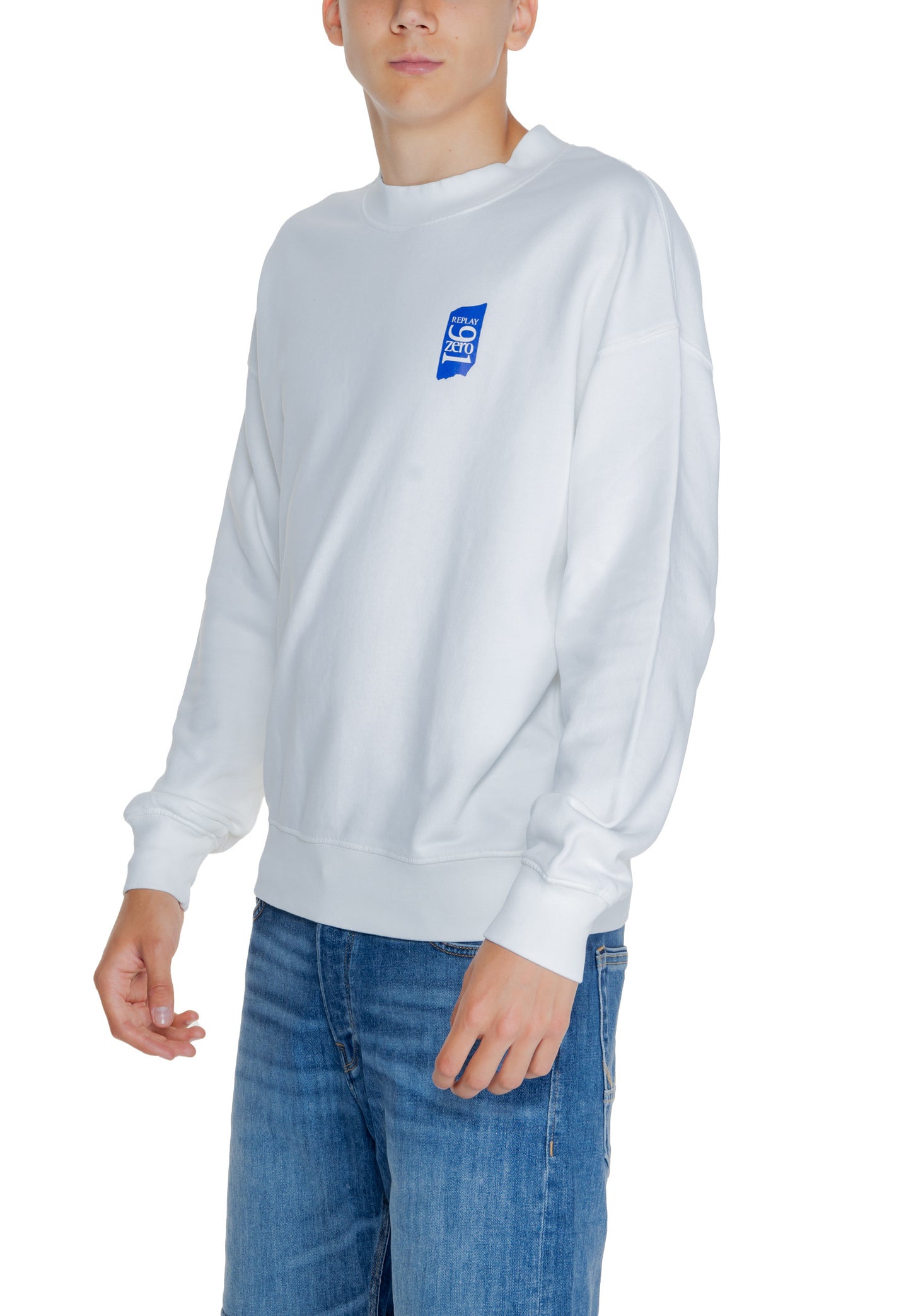 Replay Felpa Uomo Replay M6993 .000.23758 white Bianco