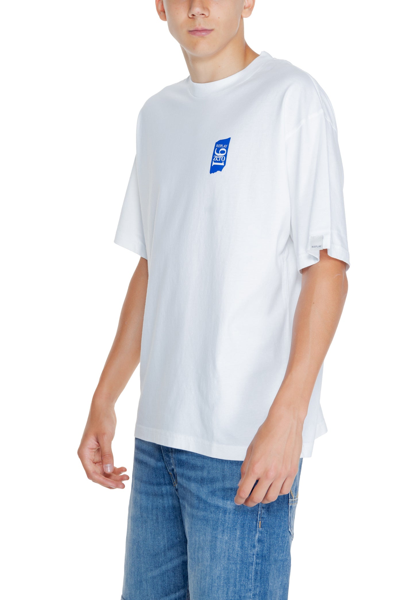 Replay T-Shirt Uomo Replay M6992 .000.23454 white Bianco