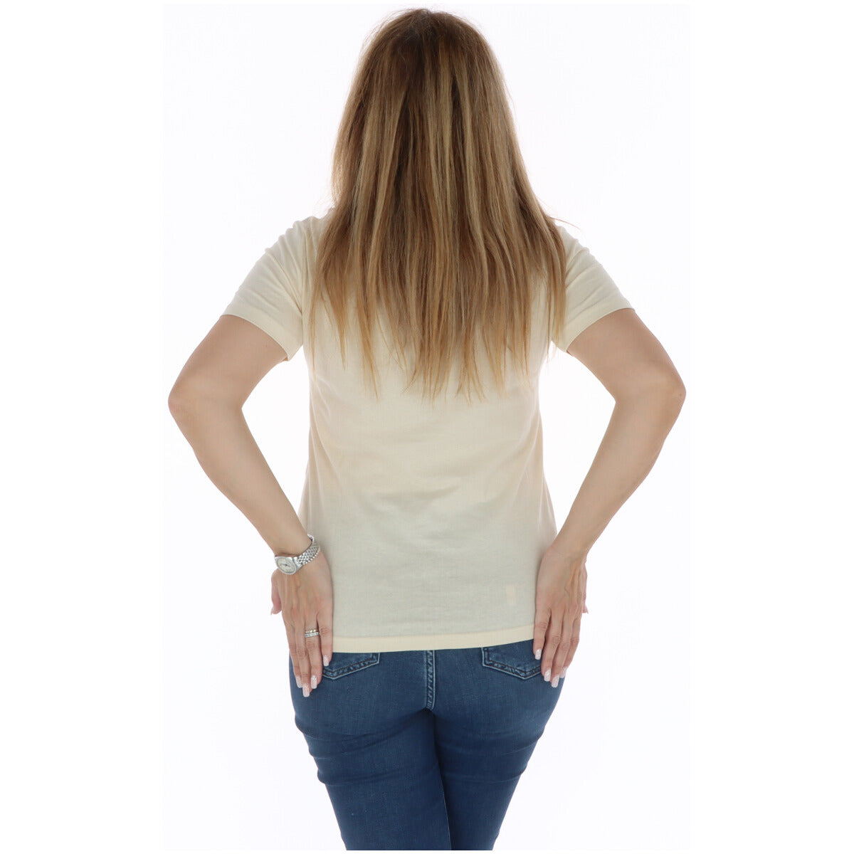 Champion T-Shirt Donna Champion 115993 beige Beige