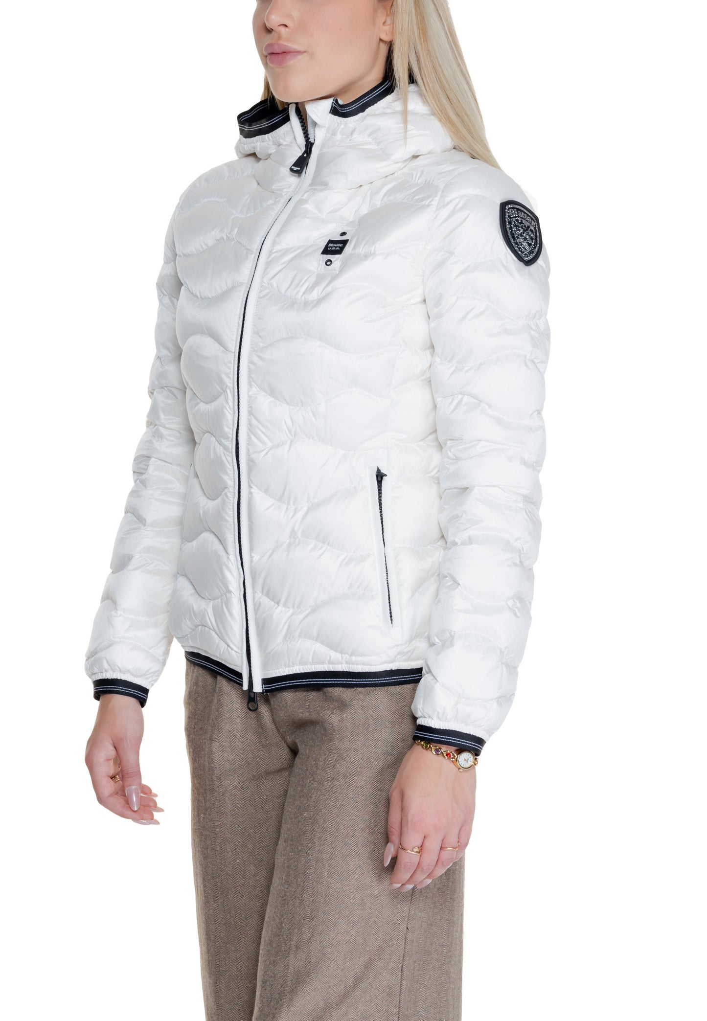 Blauer Giubbotto Donna Blauer 24WBLDC03047 white Bianco