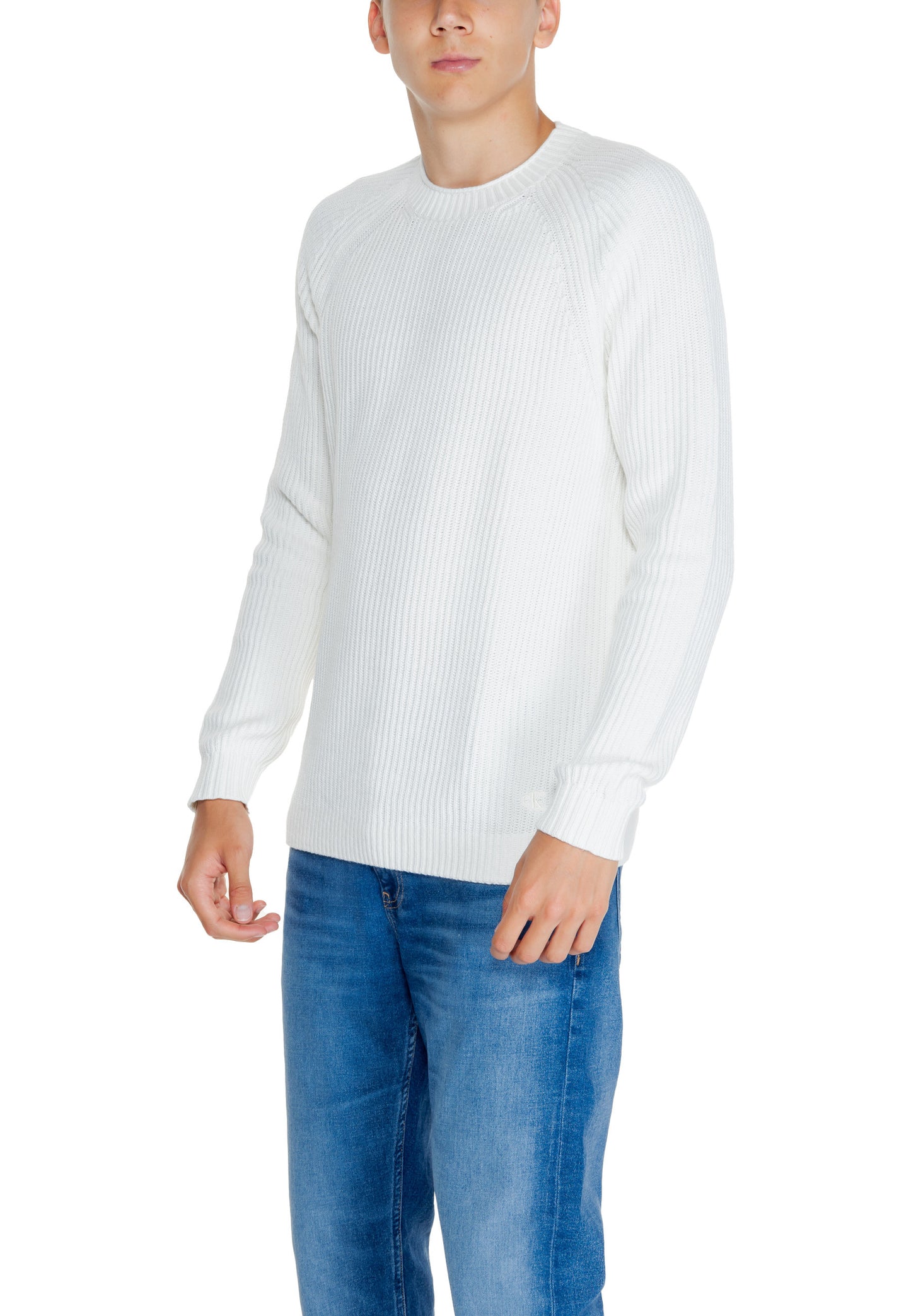 Calvin Klein Jeans Maglia Uomo Calvin Klein Jeans J30J325672 white Bianco