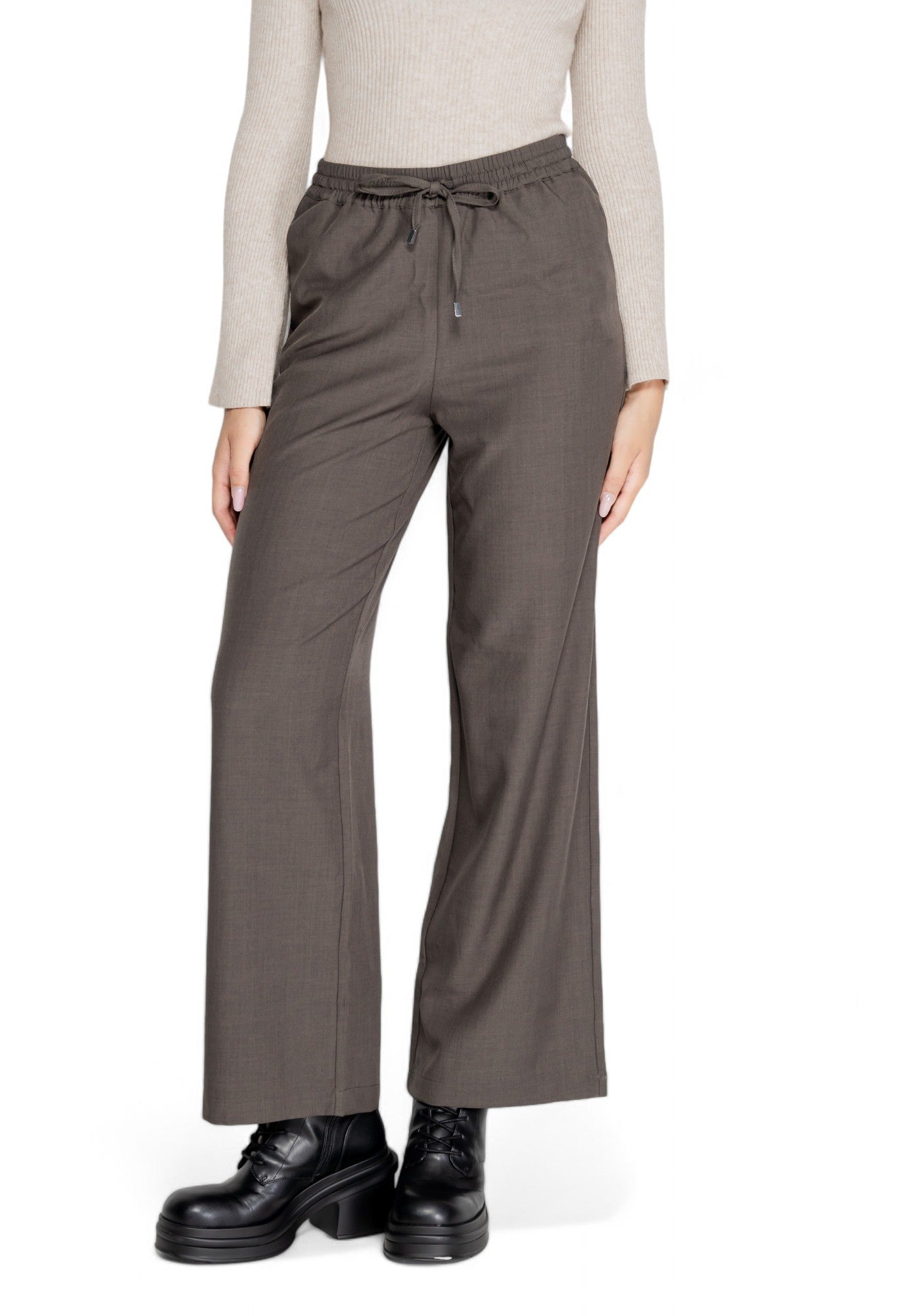 Only Pantaloni Donna Only 15331492 grey Grigio