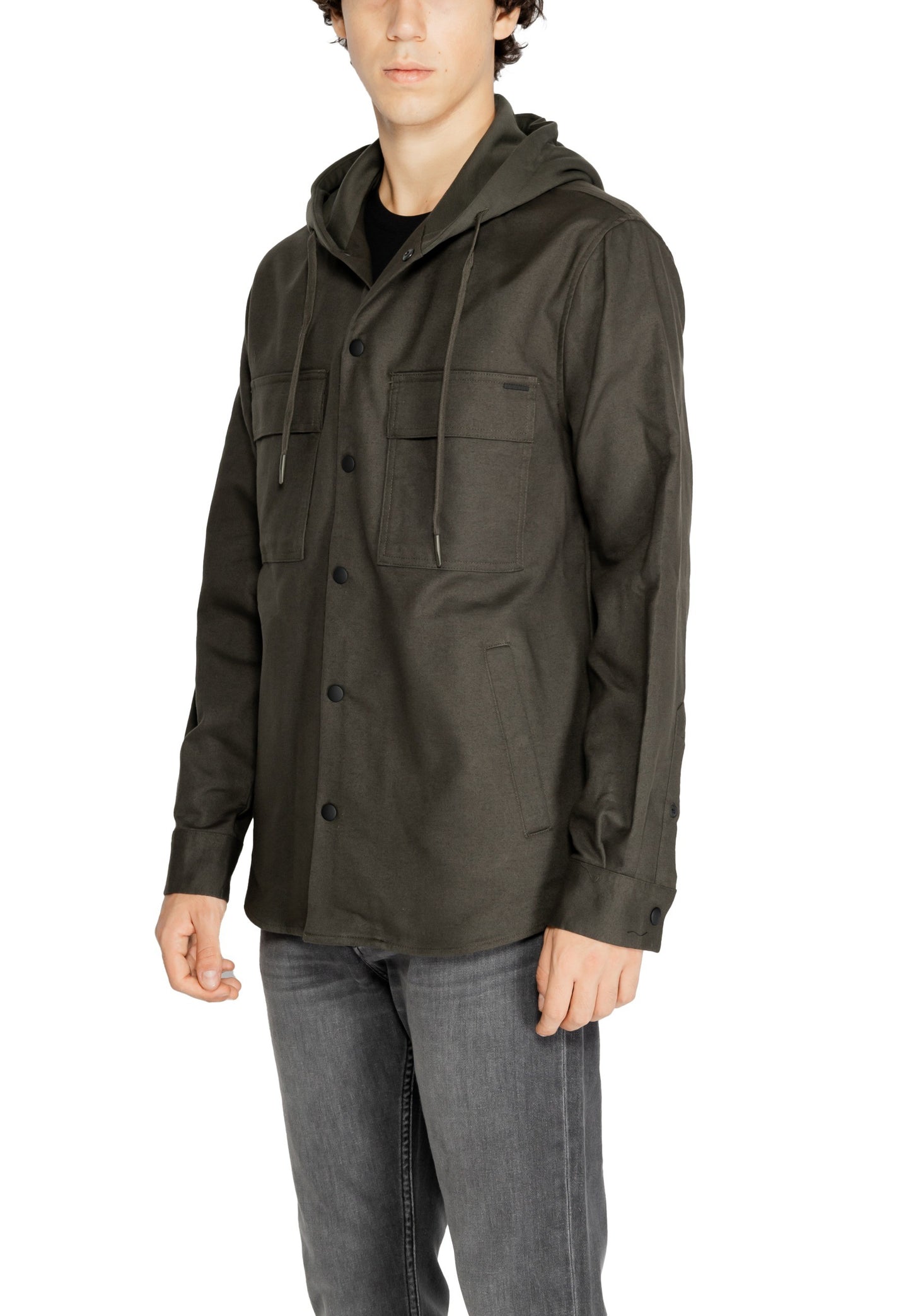 Antony Morato Camicia Uomo Antony Morato MMSL00658-FA400096 green