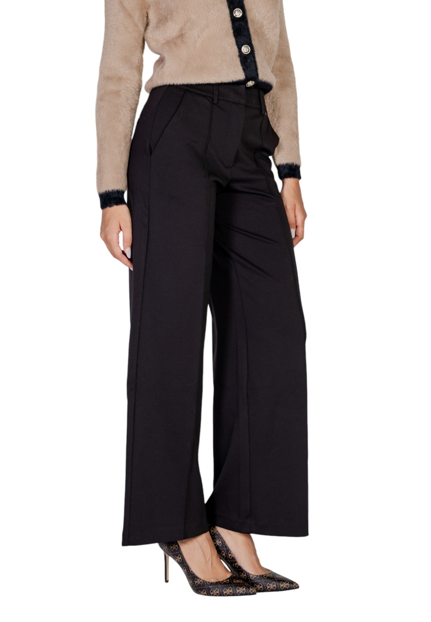 Ichi Pantaloni Donna Ichi 20116768 black