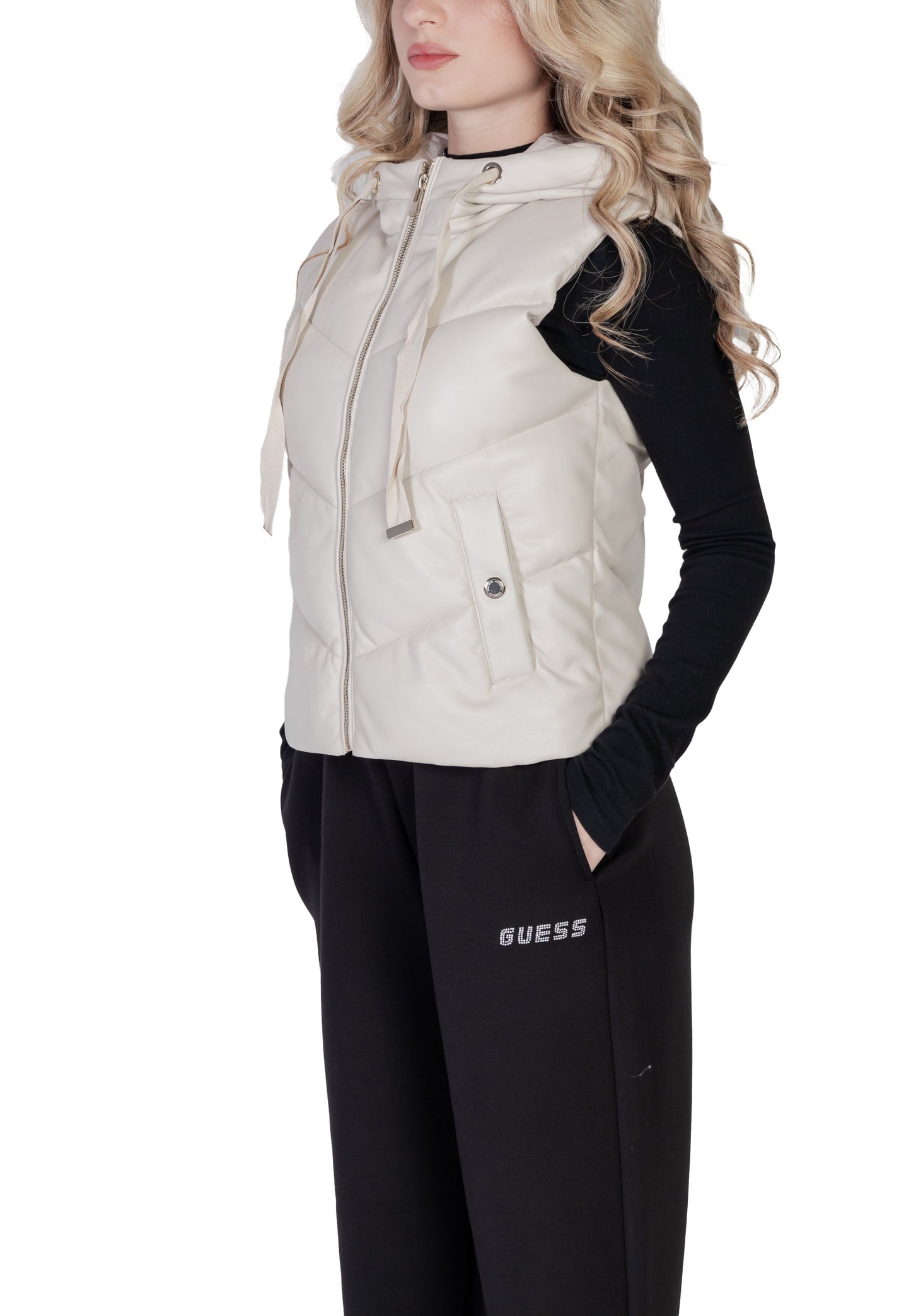 Morgan De Toi Gilet Donna Morgan De Toi 232-GSOLO white white