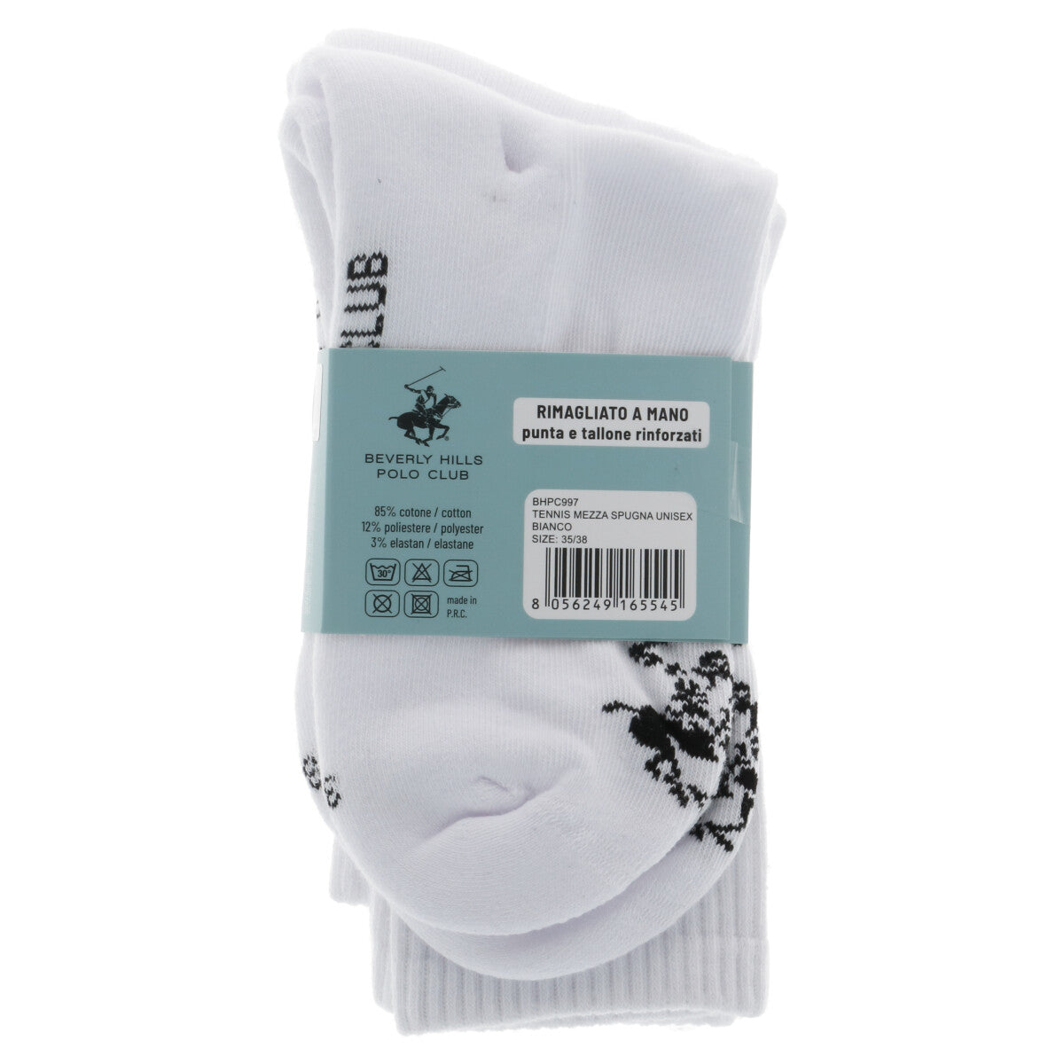 Beverly Hills Polo Club Intimo Uomo Beverly Hills Polo Club BHPC997 white Bianco
