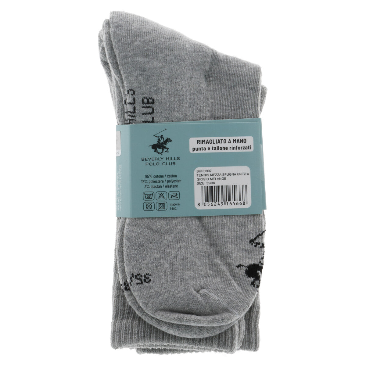 Beverly Hills Polo Club Intimo Uomo Beverly Hills Polo Club BHPC997 grey Grigio