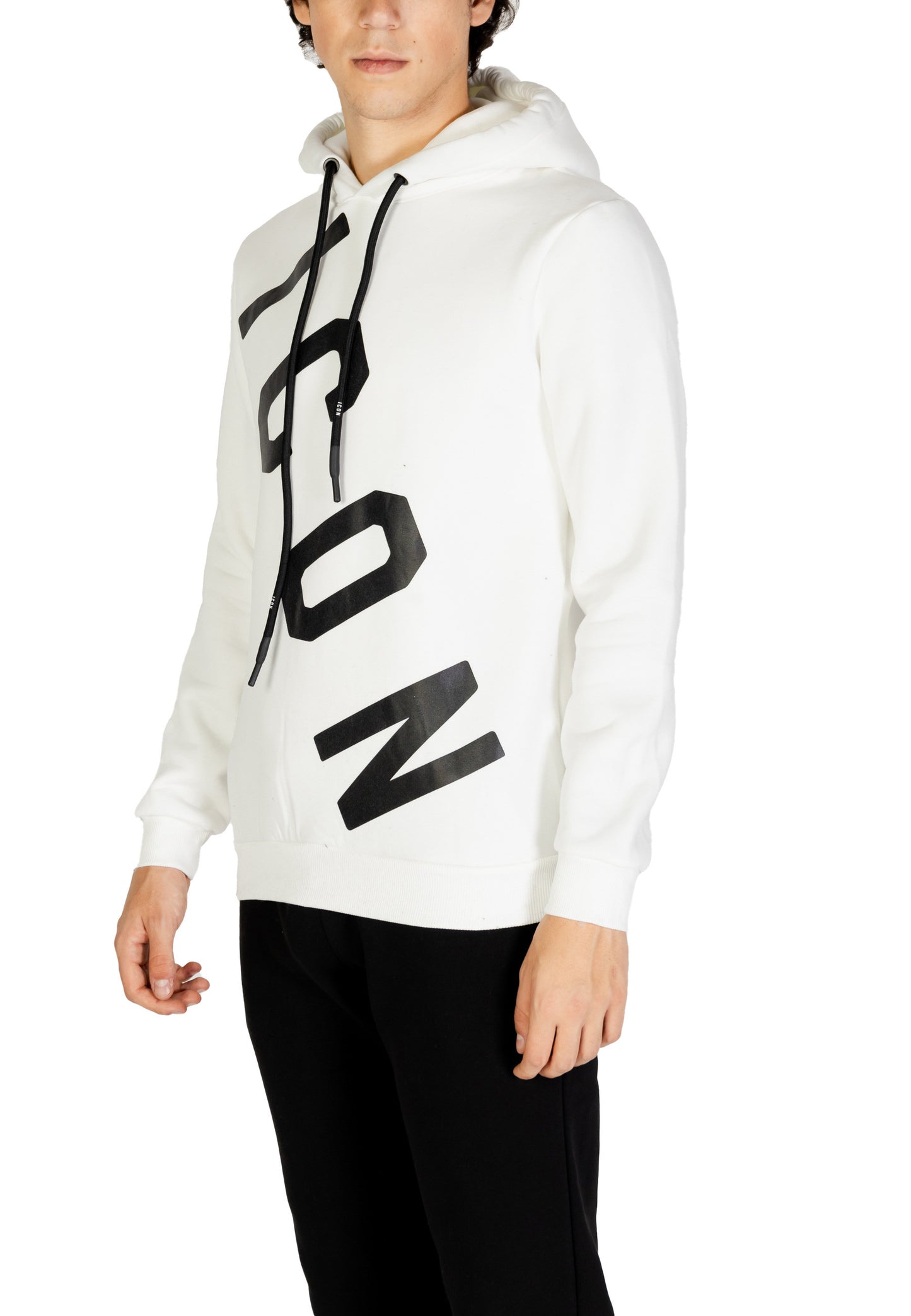 Icon Felpa Uomo Icon IU9017FC white Bianco