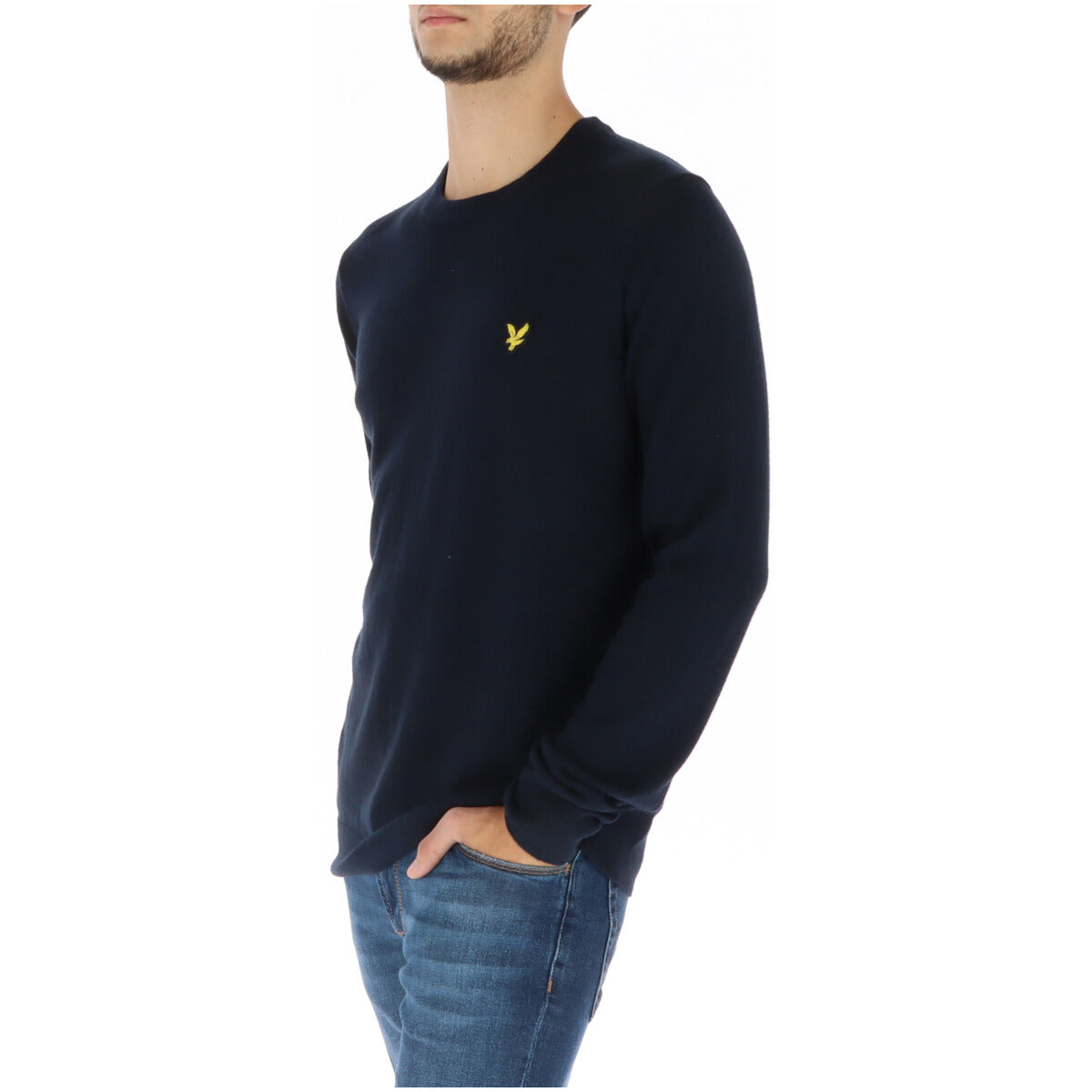 Lyle & Scott Maglia Uomo Lyle & Scott KN2110VC blue Blu
