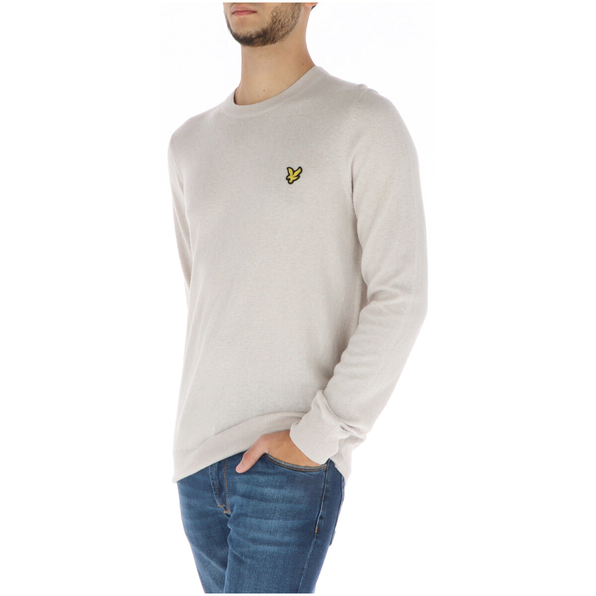 Lyle & Scott Maglia Uomo Lyle & Scott KN2110VC beige Beige