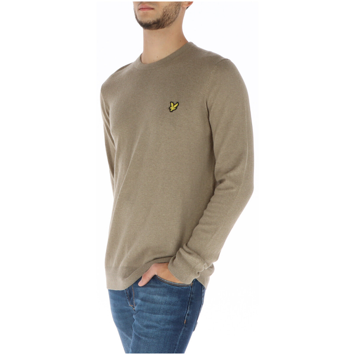 Lyle & Scott Maglia Uomo Lyle & Scott KN2110VC brown Marrone