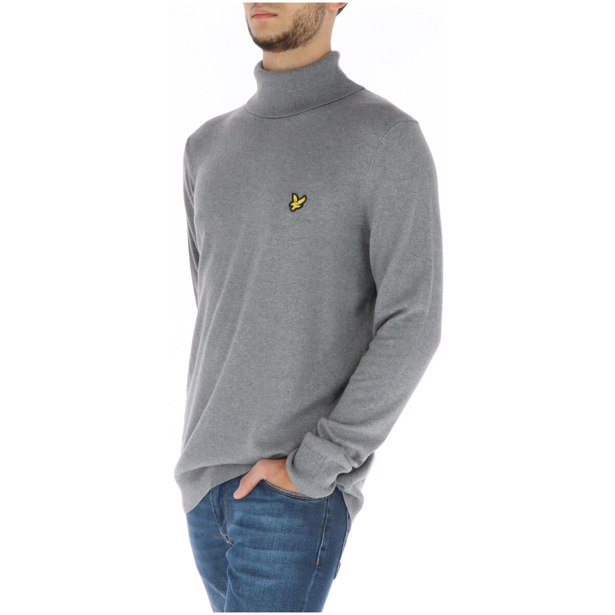 Lyle & Scott Maglia Uomo Lyle & Scott KN2103VC grey Grigio