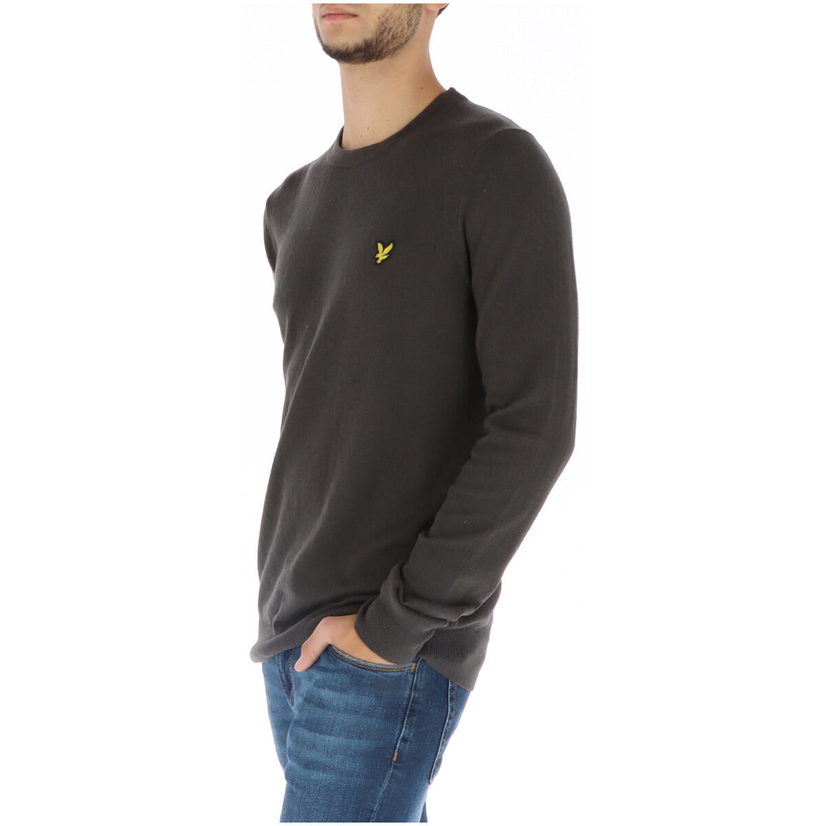 Lyle & Scott Maglia Uomo Lyle & Scott KN2110VC grey Grigio