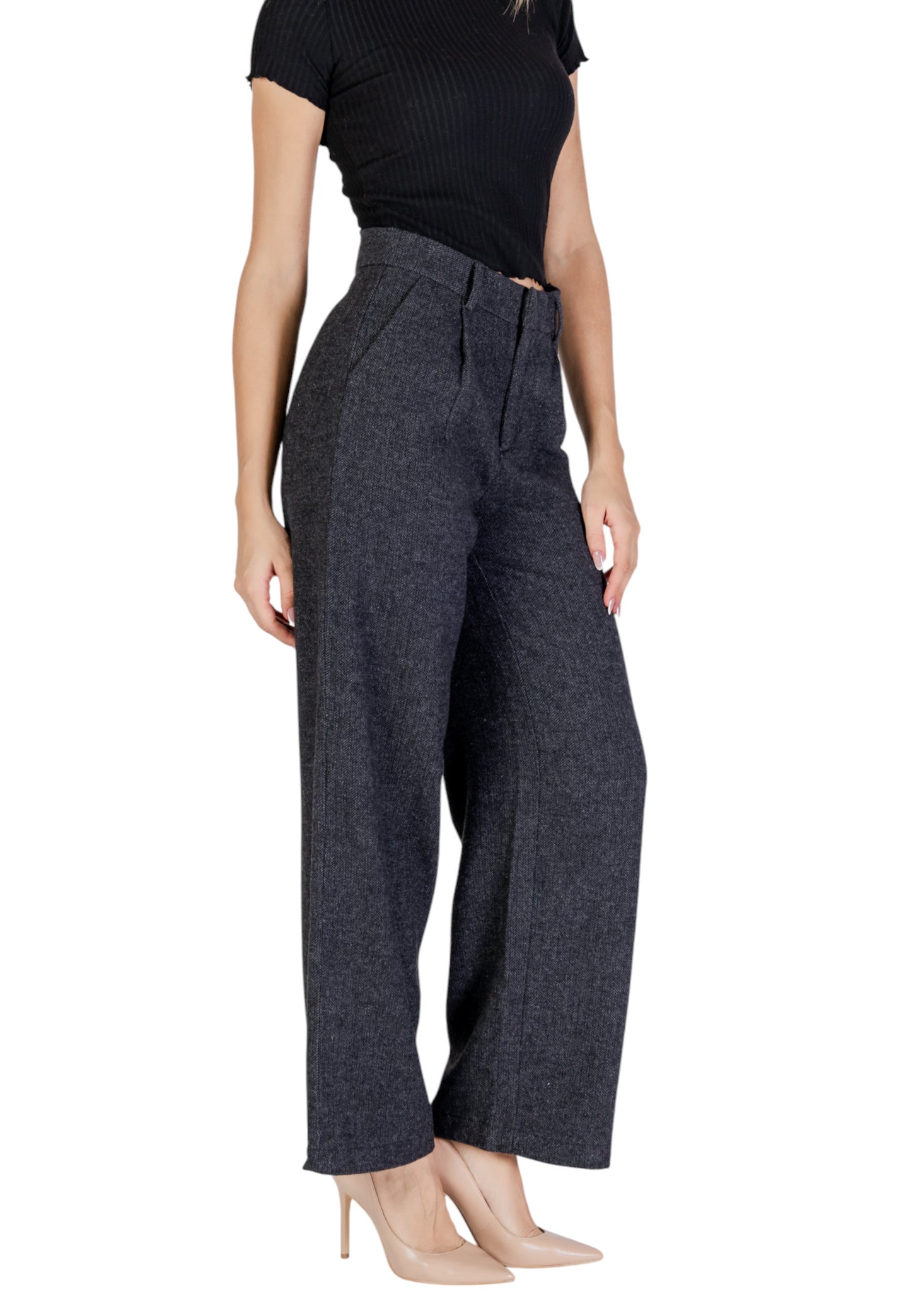 Only Pantaloni Donna Only 15271831 grey Grigio