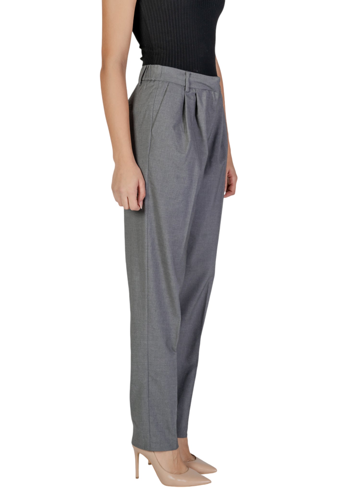 Vila Clothes Pantaloni Donna Vila Clothes 14101013 grey Grigio