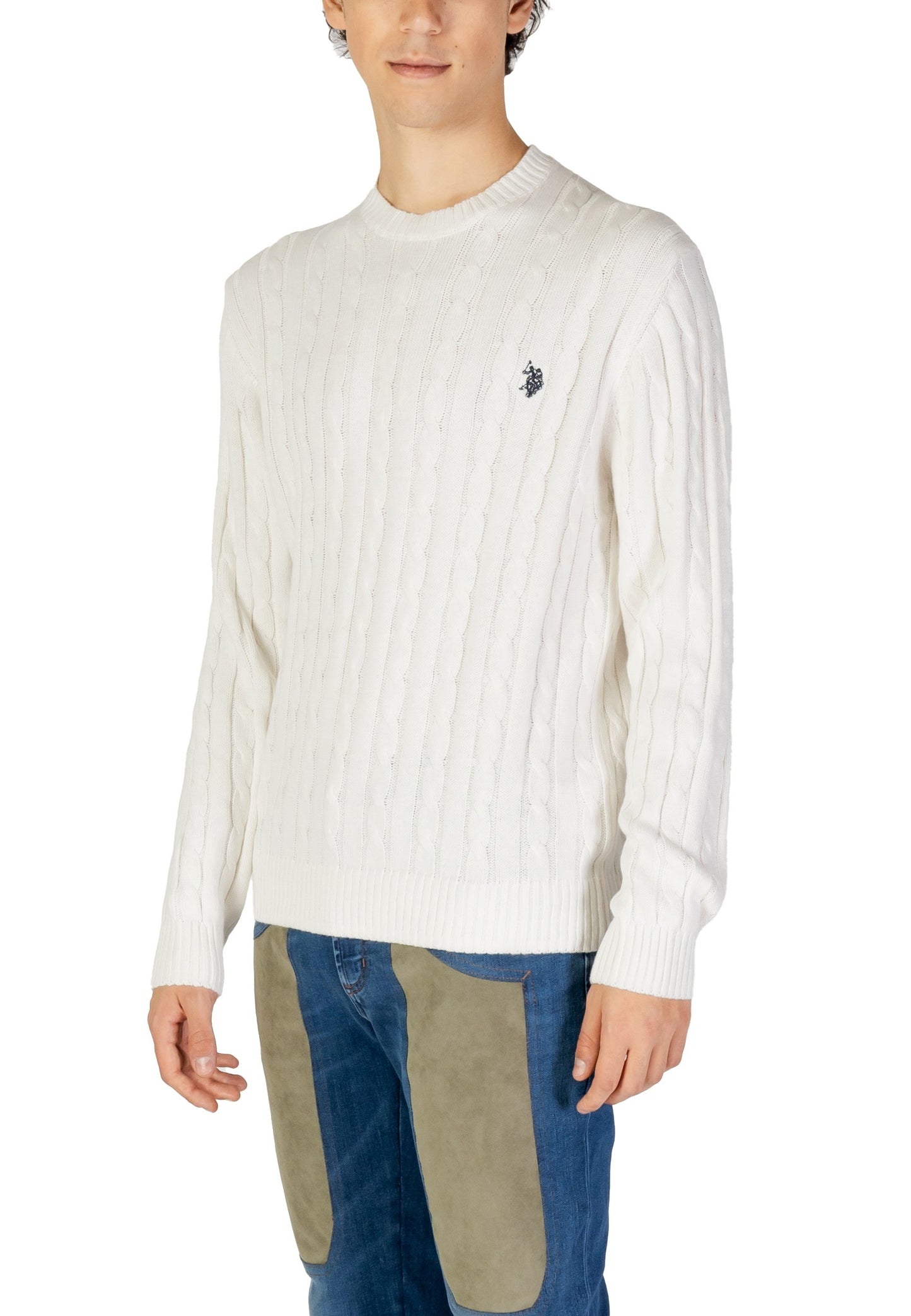 U.s. Polo Assn. Maglia Uomo U.S. Polo Assn. US40 173005 white Bianco