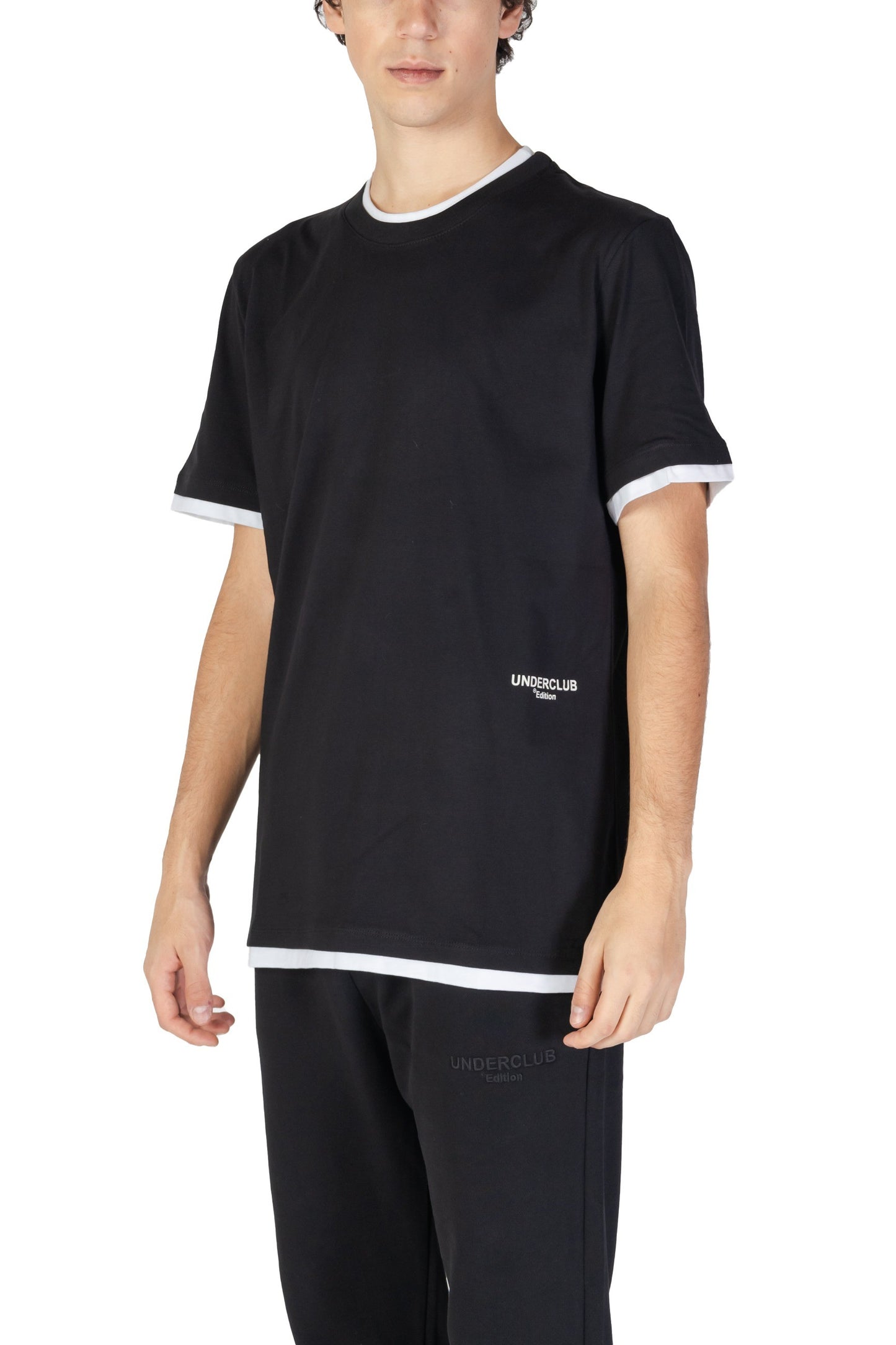 Underclub T-Shirt Uomo Underclub 24IUC80147 black Nero