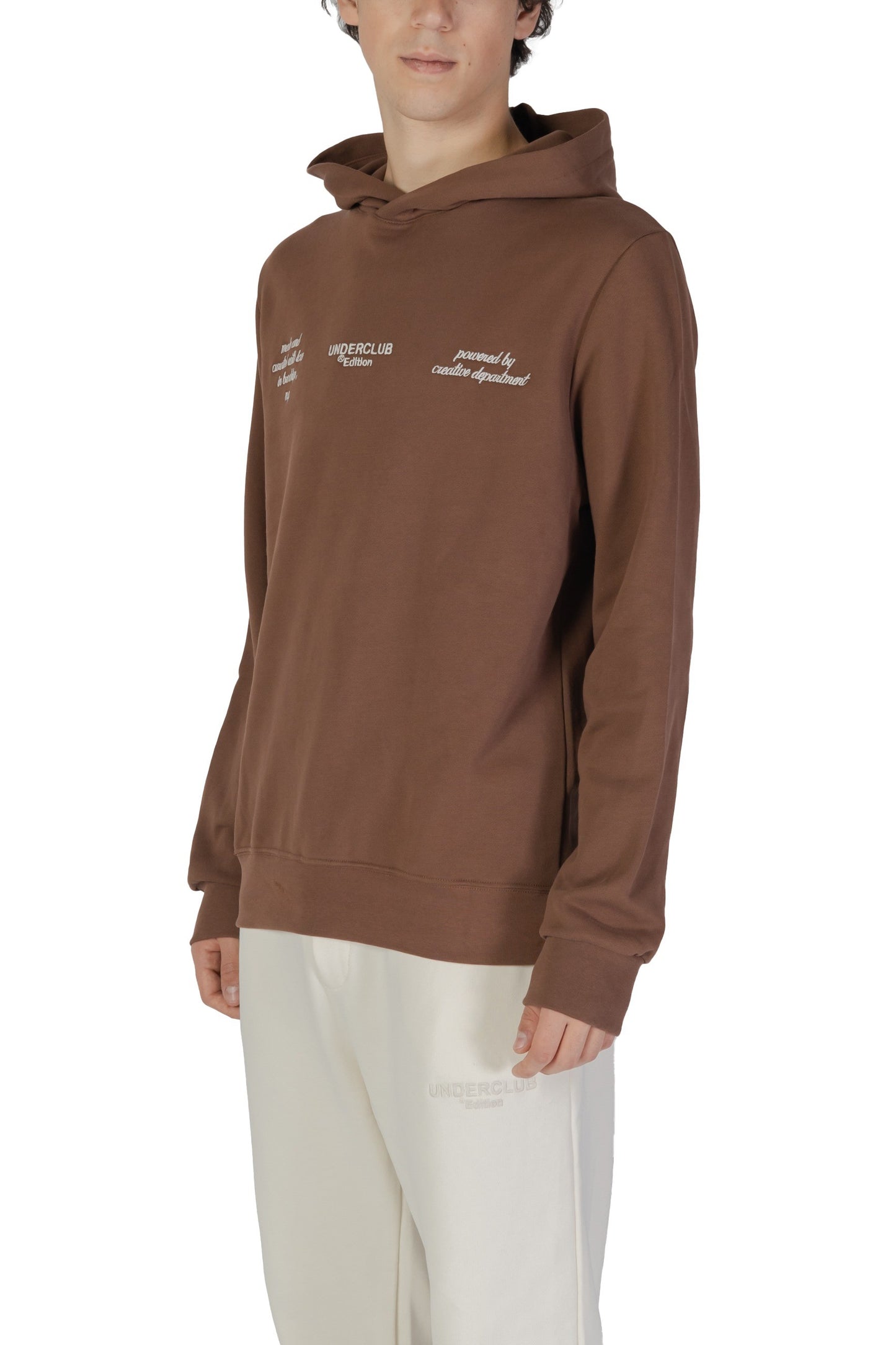 Underclub Felpa Uomo Underclub 24IUC80141 brown Marrone