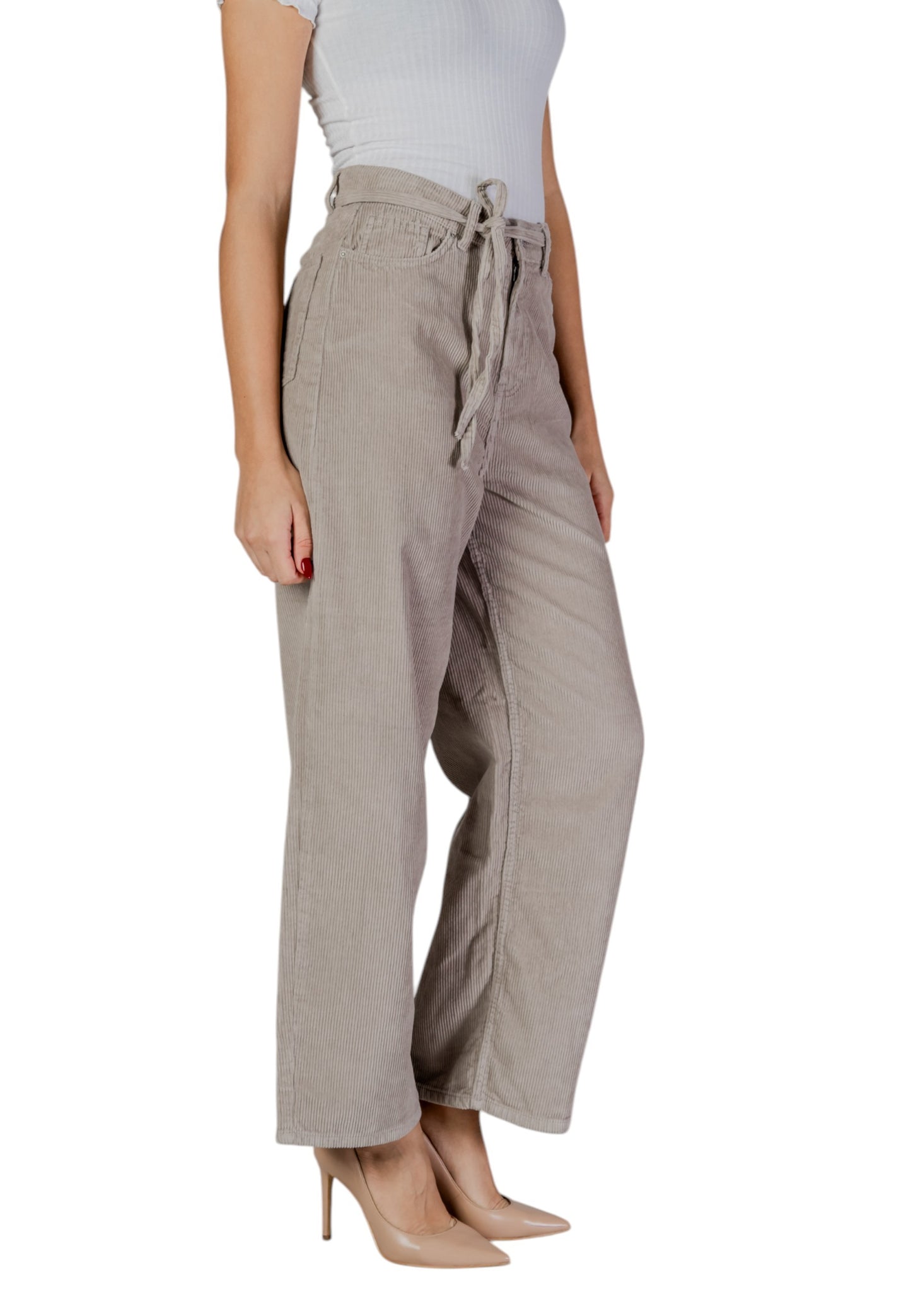 Only Pantaloni Donna Only 15334348 beige Beige