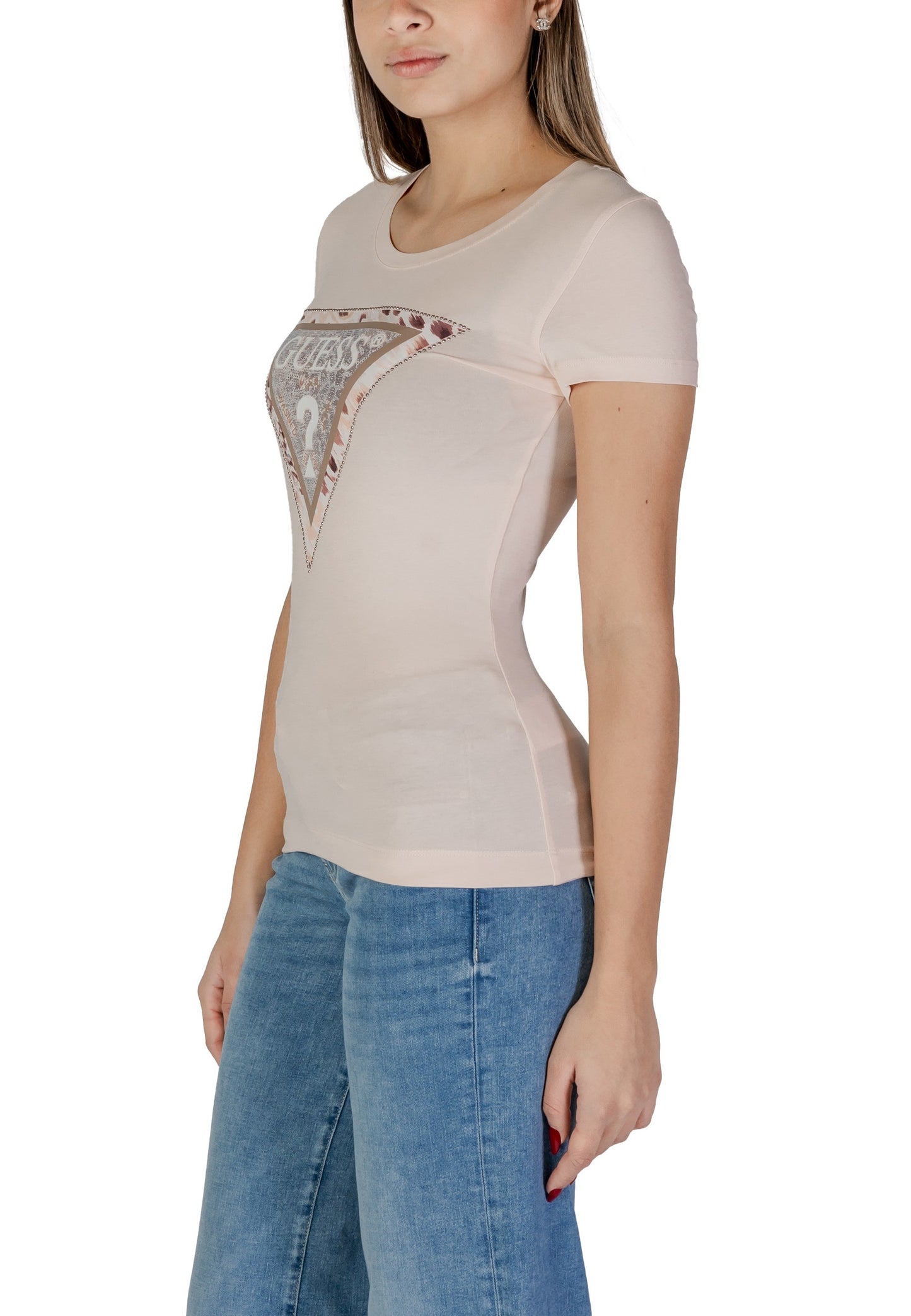 Guess T-Shirt Donna Guess W5RI22 J1314 pink Rosa