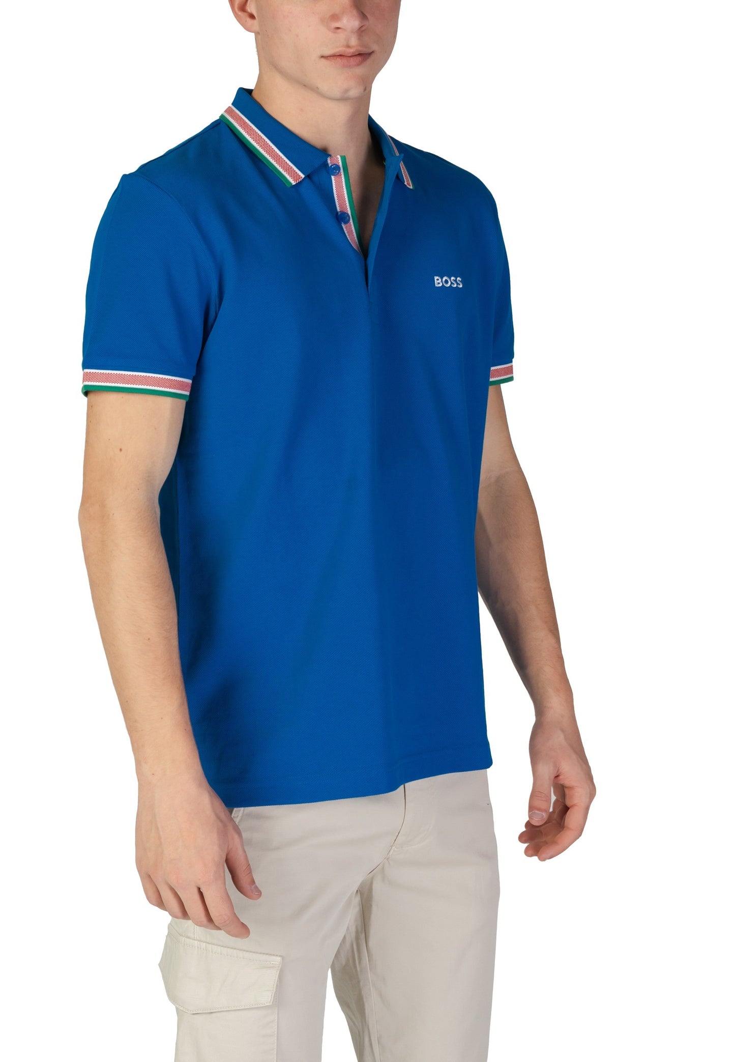 Boss Polo Uomo Boss WH7_15825000126_Azzurro light blue Azzurro