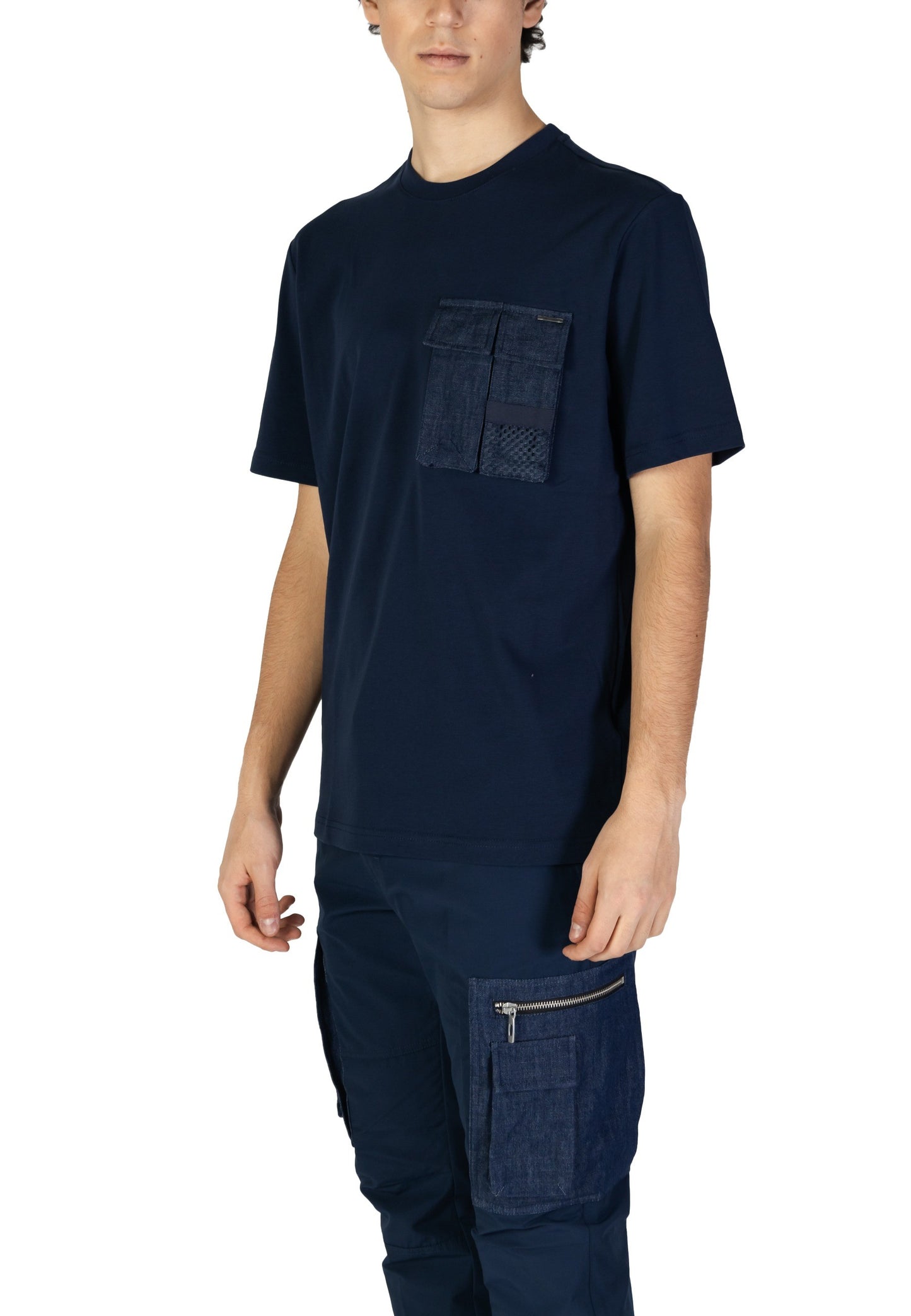Antony Morato T-Shirt Uomo Antony Morato MMKS02462-FA100239 blue Blu