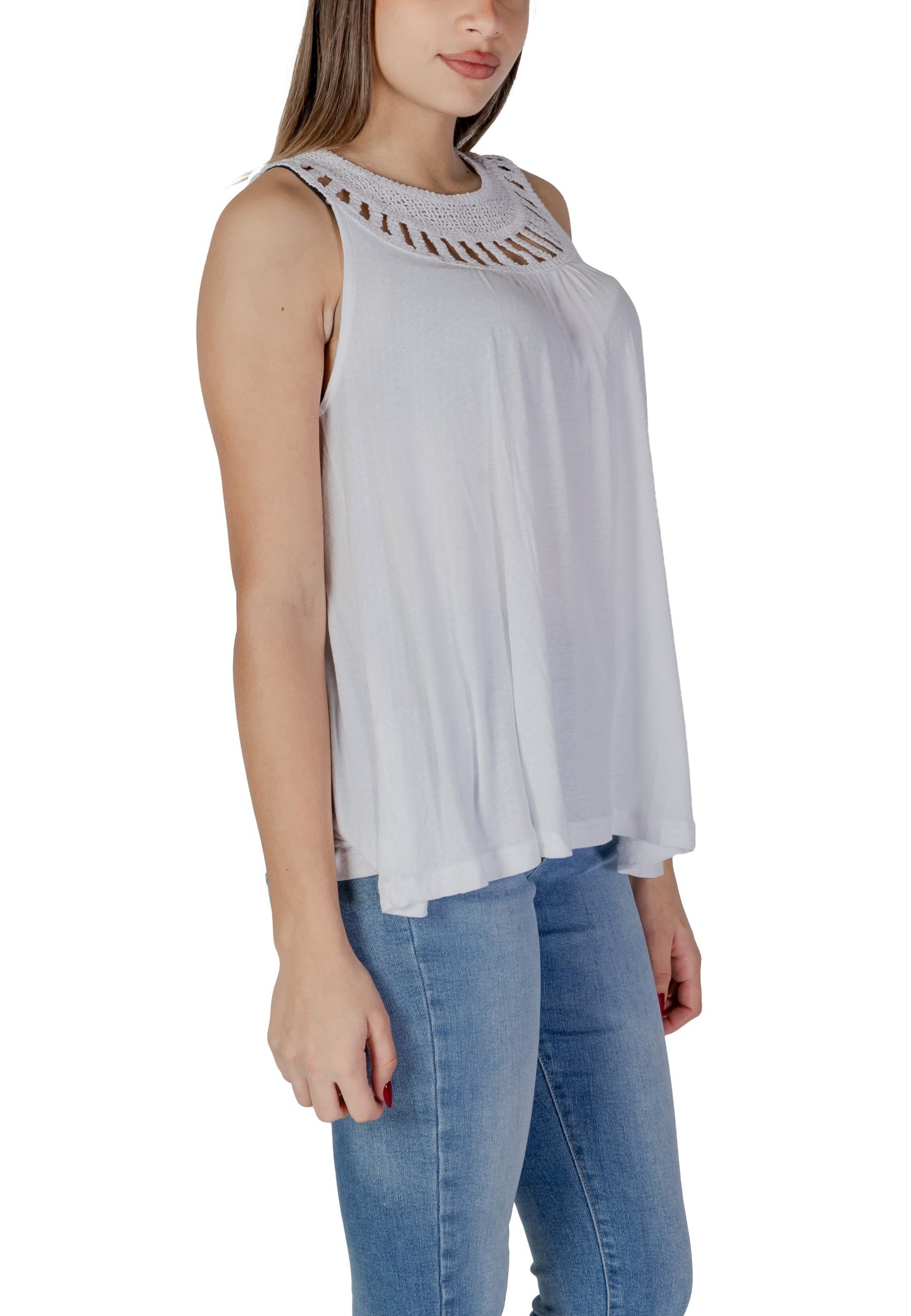 B.young Canotta Donna B.young 20813305 white Bianco